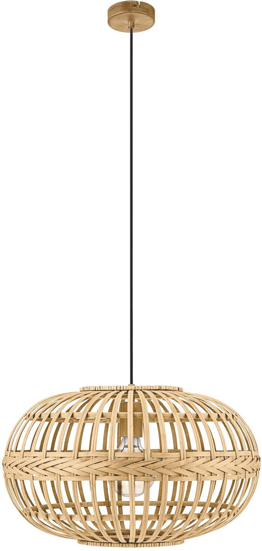 EGLO Pendelleuchte AMSFIELD, ohne Leuchtmittel, Hängelampe Esstisch, Esszimmerlampe, Hängeleuchte, Lampe, E27, Ø 38 cm
