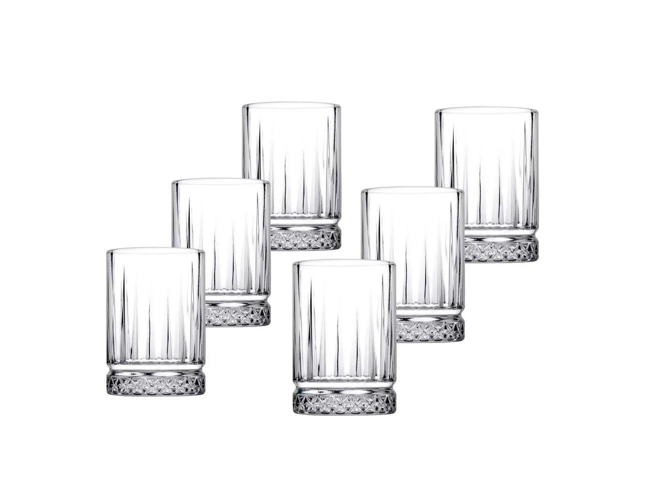 Pasabahce Schnapsglas Pasabahce Elysia Shot/Schnapsglas 6er Set, Glas