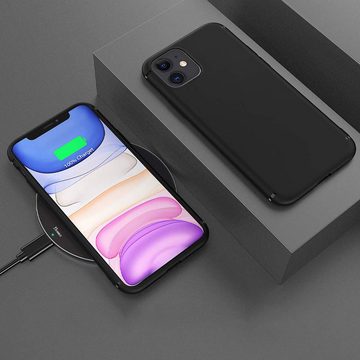 FITSU Handyhülle Ultra Slim Case für iPhone 11 Schwarz, Ultradünne Handyschale Slim Case Cover Schutzhülle mit Kameraschutz