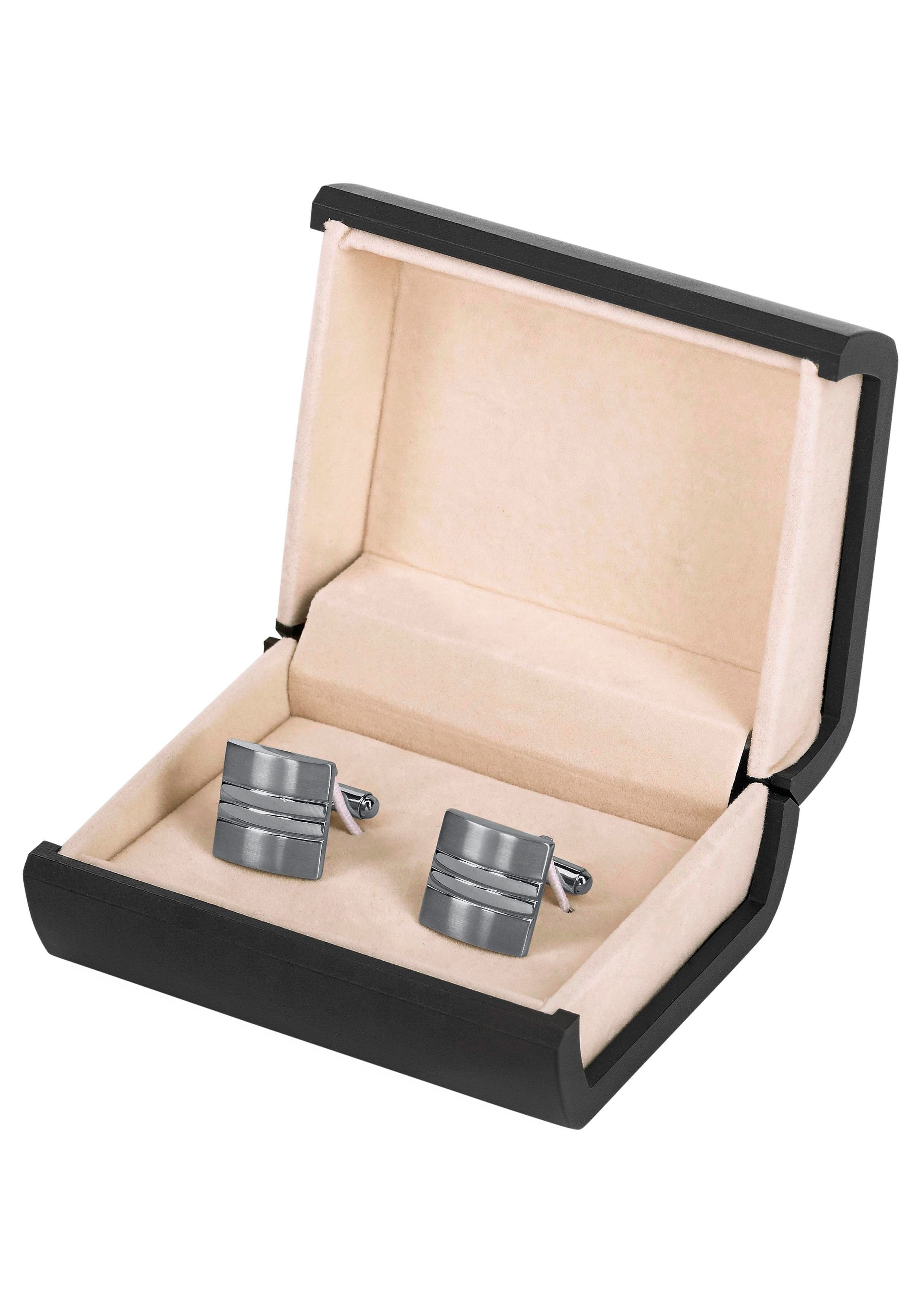 Firetti Manschettenknöpfe matt glänzende Optik