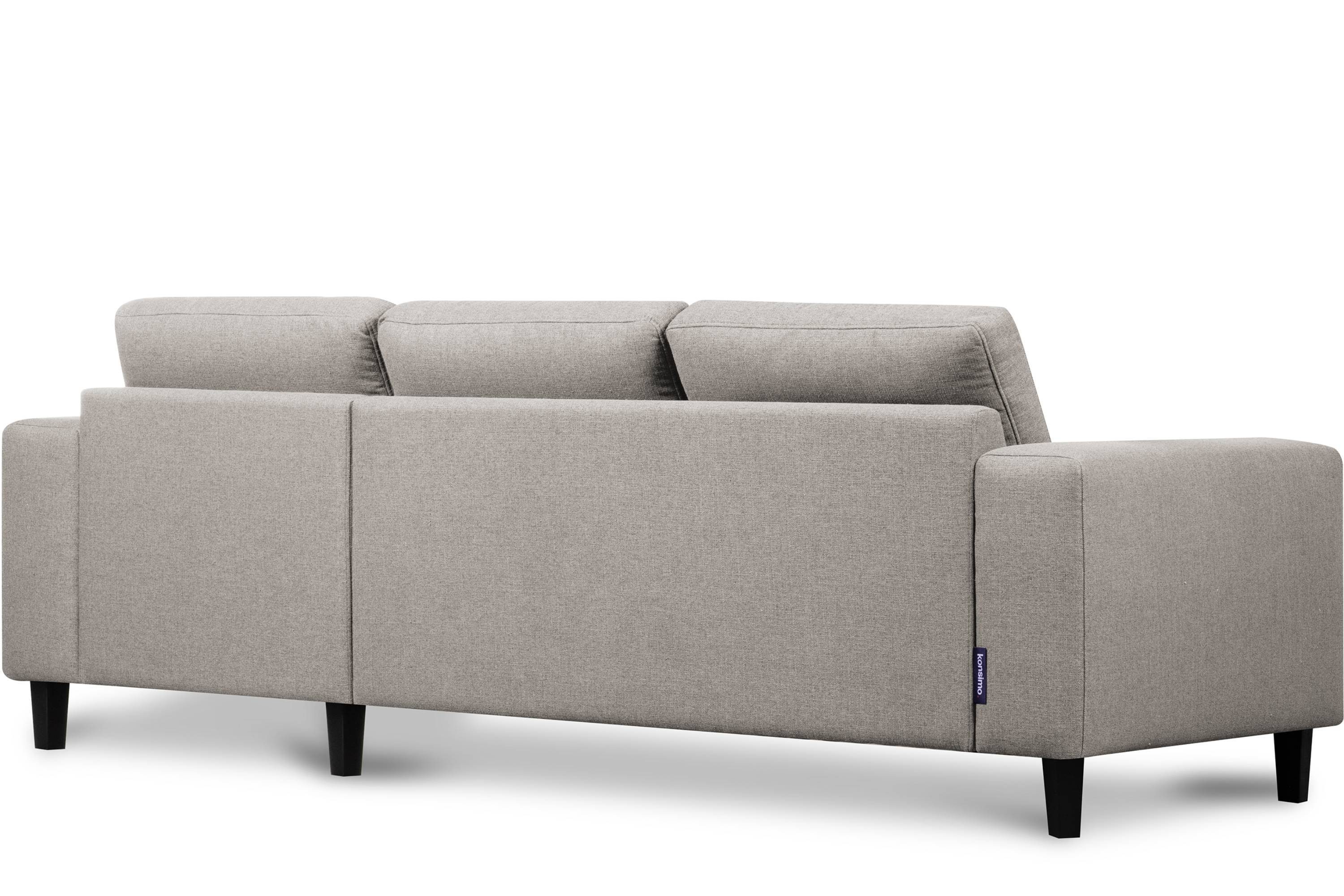 beige Ecksofa beige beige Massivholzbeine, rechts/links, Ecksofa Konsimo zeitloses | Design | ALIO