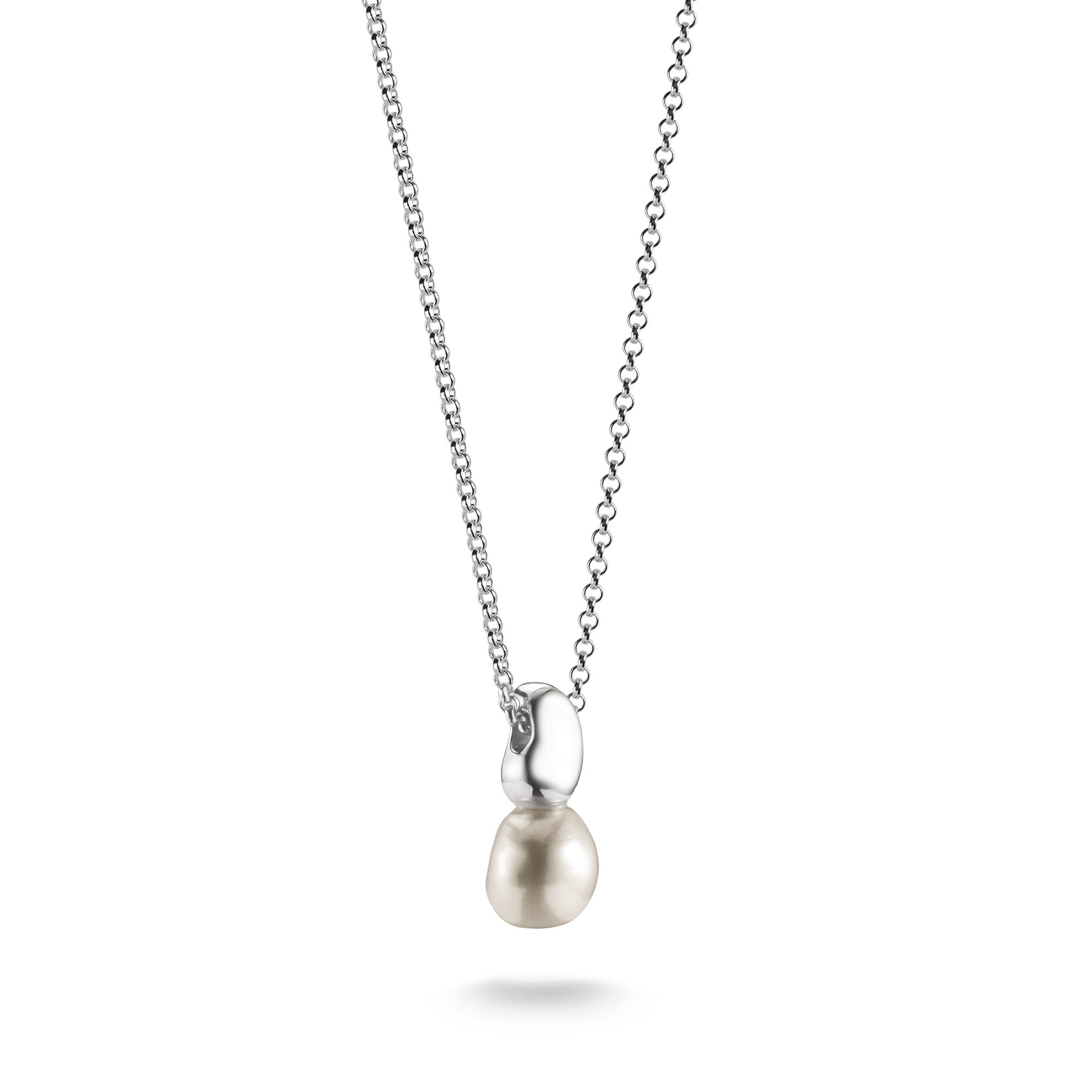 THOMAS SABO Kette mit Anhänger Bold Elegance Kette Perle, mit Süßwasserzuchtperle