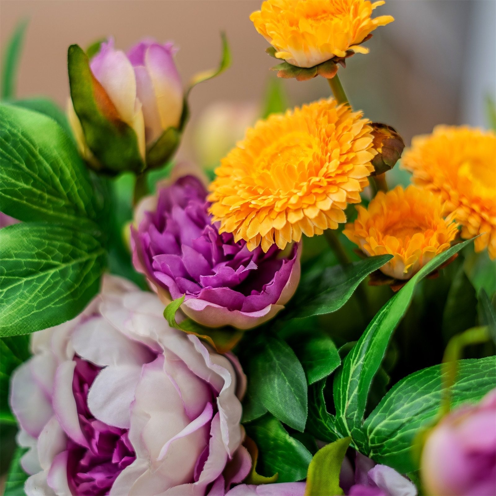 Kunstblume Pfingstrose 38 cm Kunstblume Flora günstig online kaufen