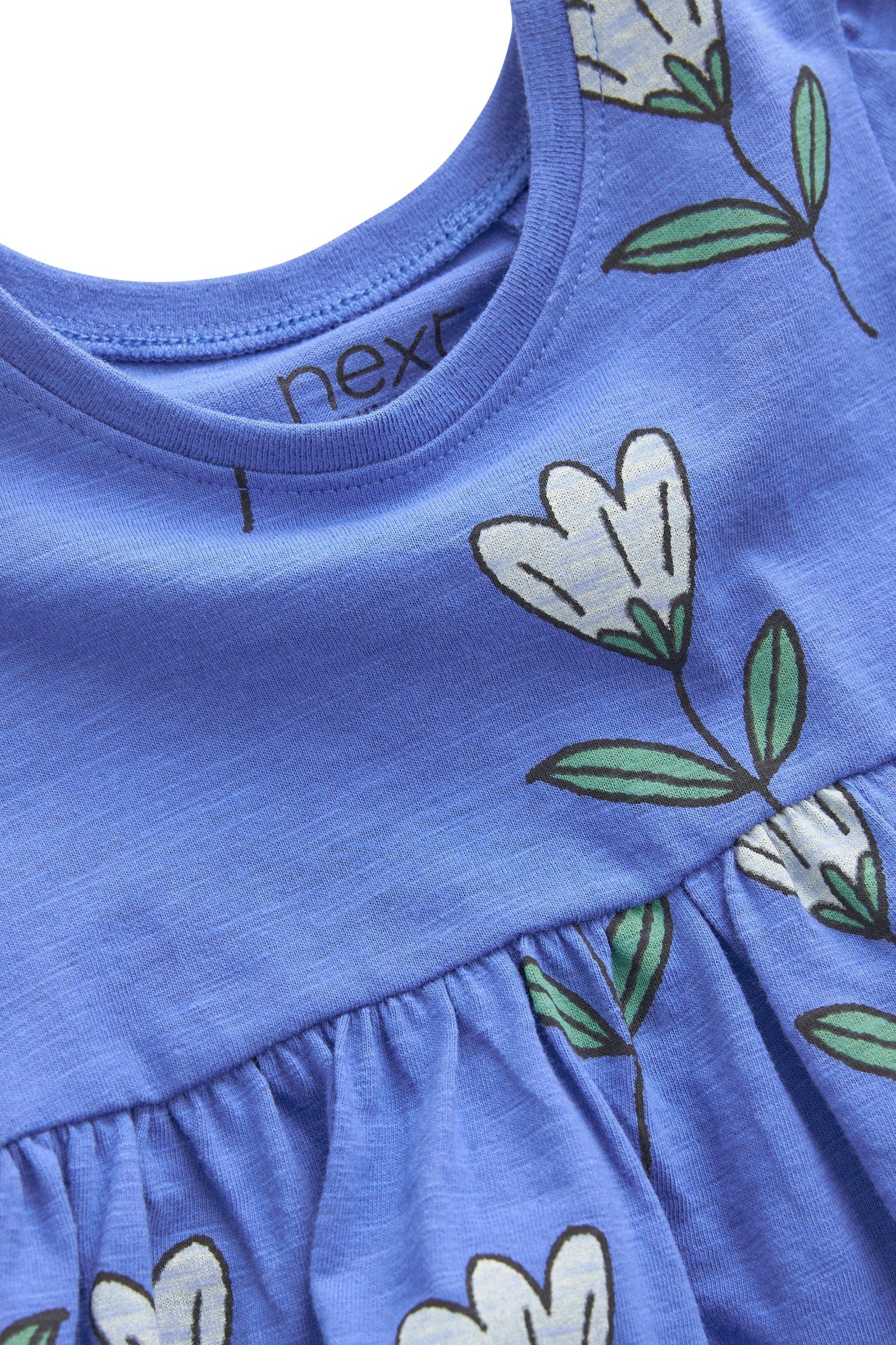 Next T-Shirt T-Shirt (1-tlg) Cobalt Tulip Blue