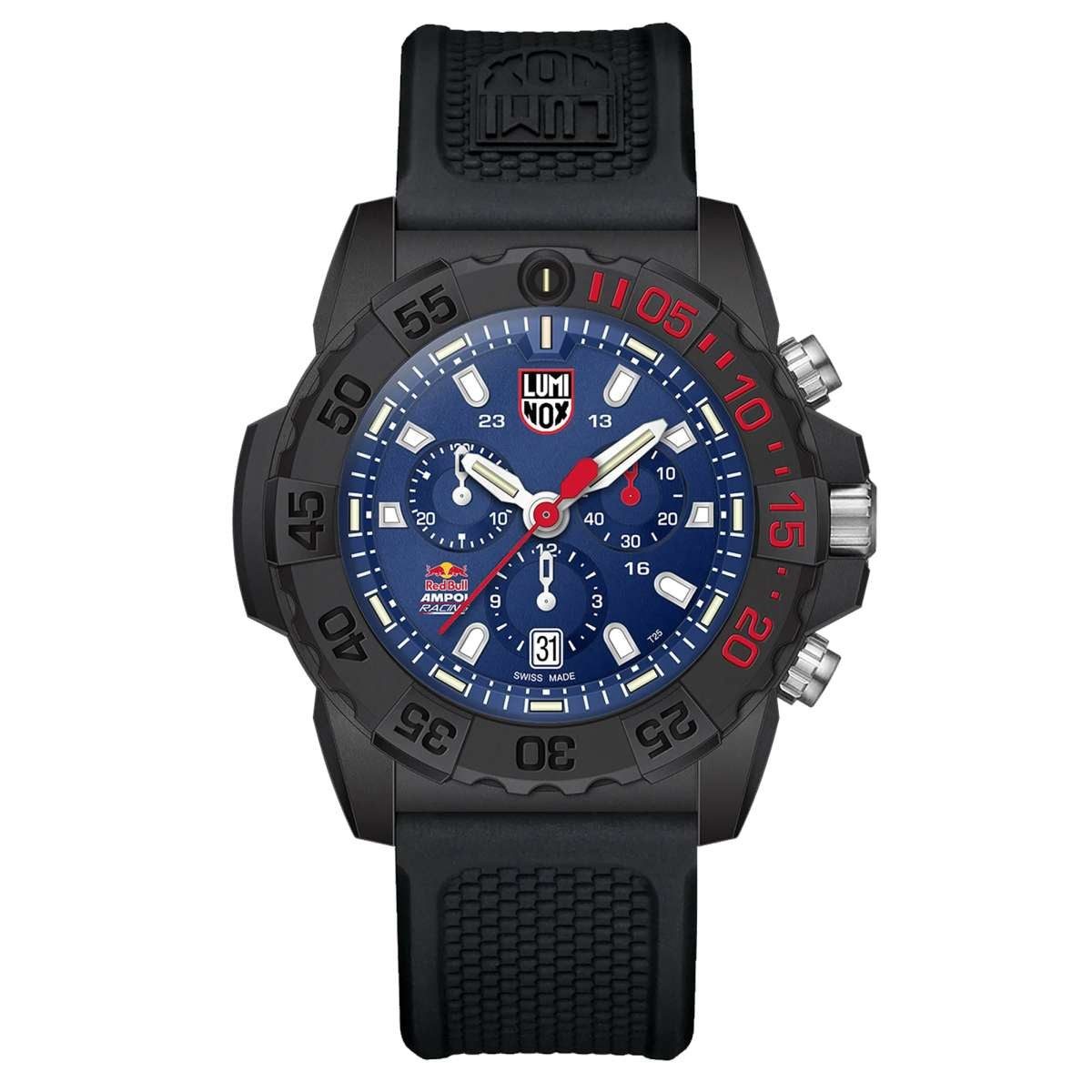 Luminox Quarzuhr XS.3581.EY.ARB, Navy Seal Herren-Chronograph Red Bull Ampol Racing
