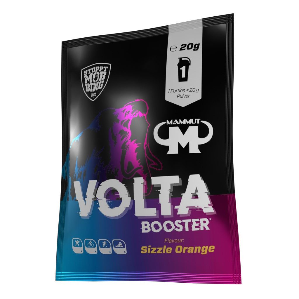 Mammut Nutrition Volta Pre-Workout Booster - Sizzle Orange - 20 g Portionsbeutel Pulver, 20 g
