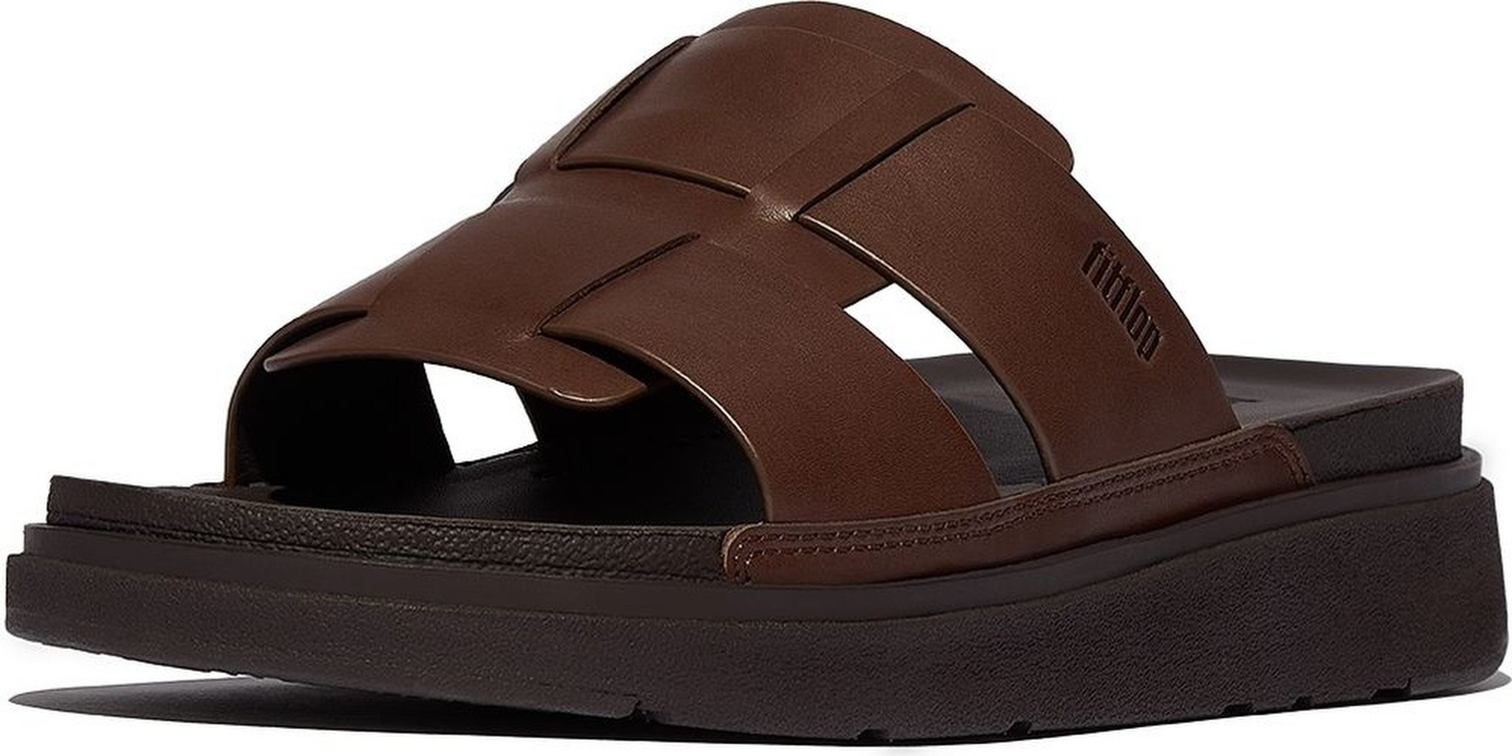 Fitflop Gen-FF Mens Leather Fishmerman Slides Sandale