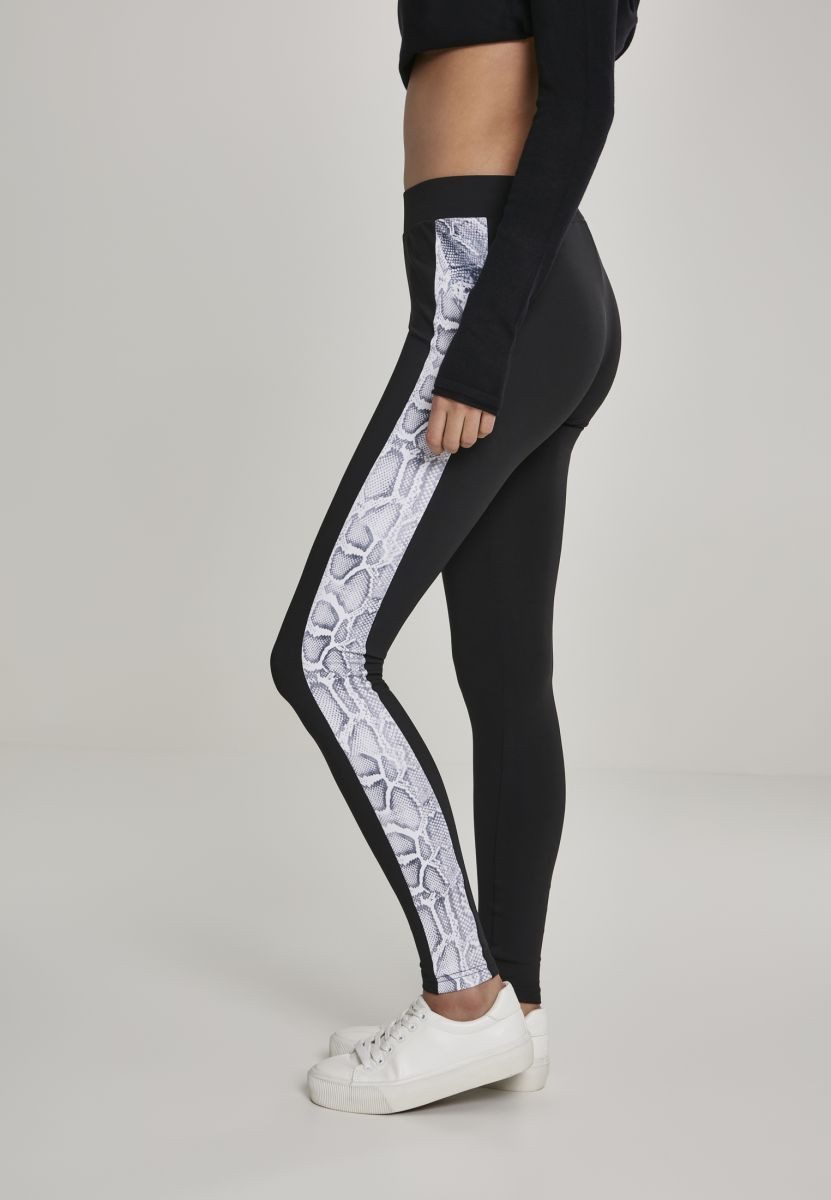 URBAN CLASSICS Leggings Ladies Side Striped Pattern Leggings XS bis 5XL
