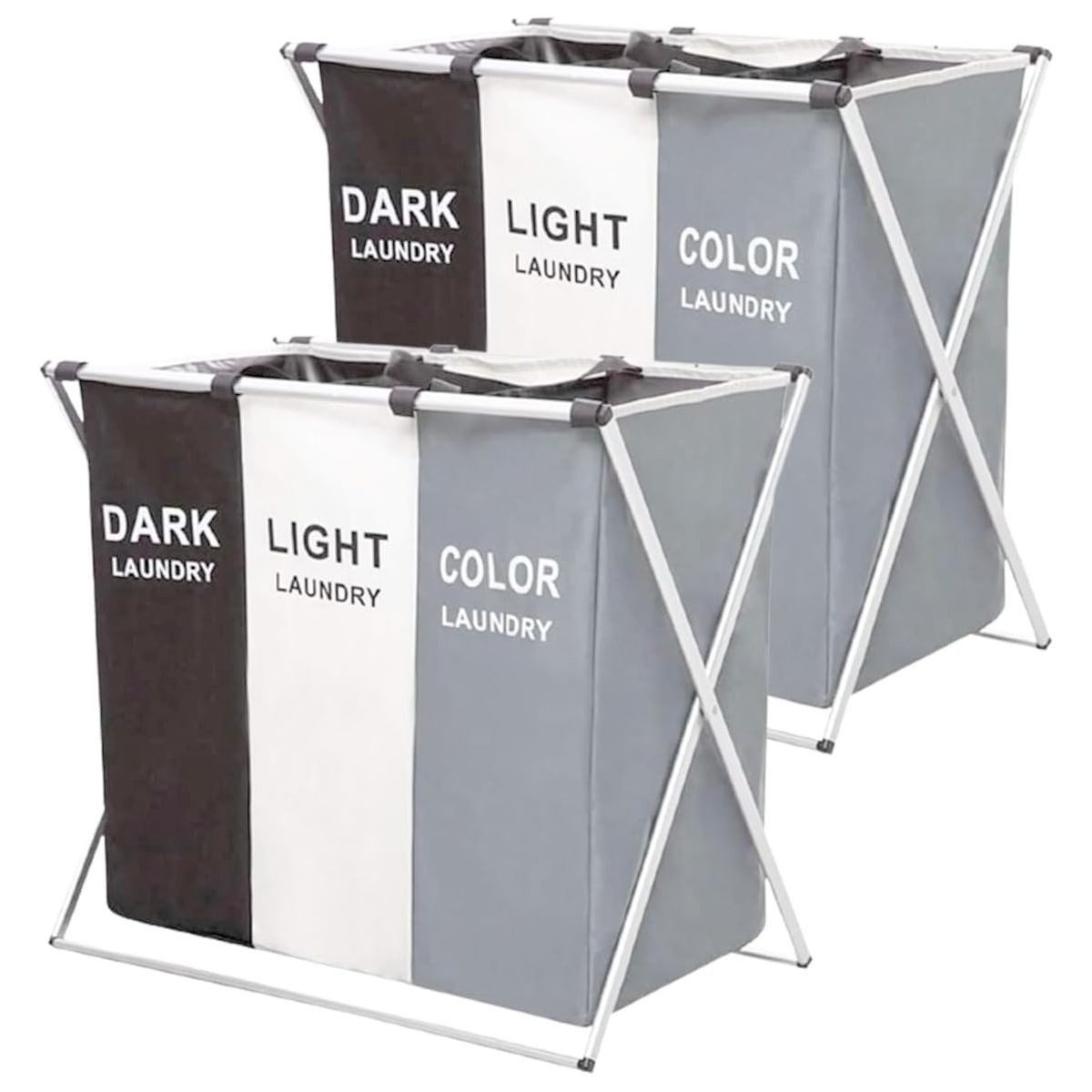 König Design Wäschesortierer faltbarer Wäschesortierer Wäschekorb günstig online kaufen