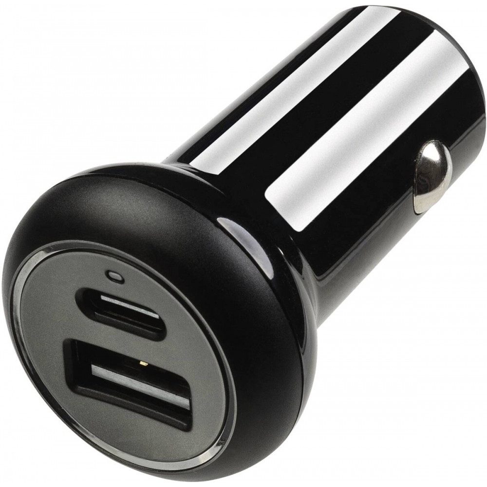 Vivanco CCVVDUALQC30_PD30BK Schwarz Kfz-Ladegerät Kopfhörer