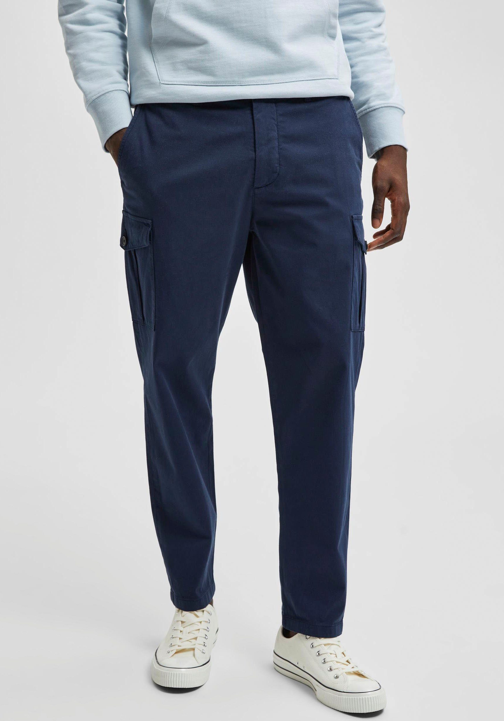 SELECTED HOMME Cargohose WICK CARGO PANT Dark Sapphire