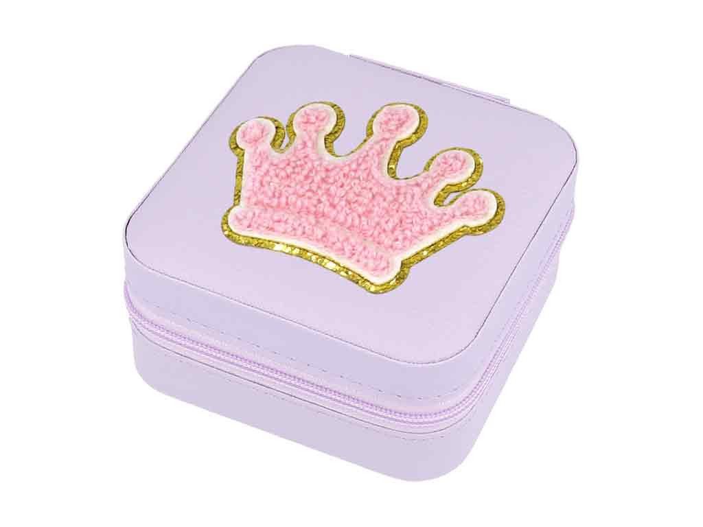 bb Klostermann Aufbewahrungsdose BB Klostermann Schmuckbox Krone Lila