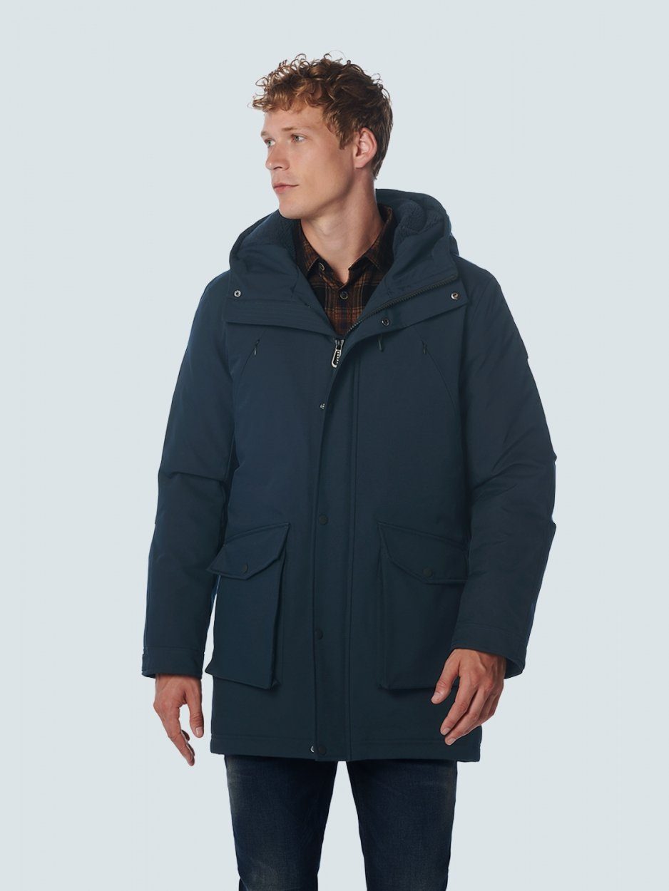 NO EXCESS Anorak Jacket Long Fit Hooded