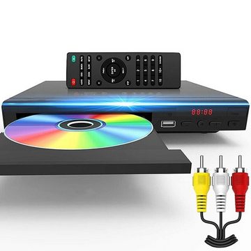 yozhiqu Haushalts-DVD-Player, Regionsfrei, mit Fernbedienung DVD-Player