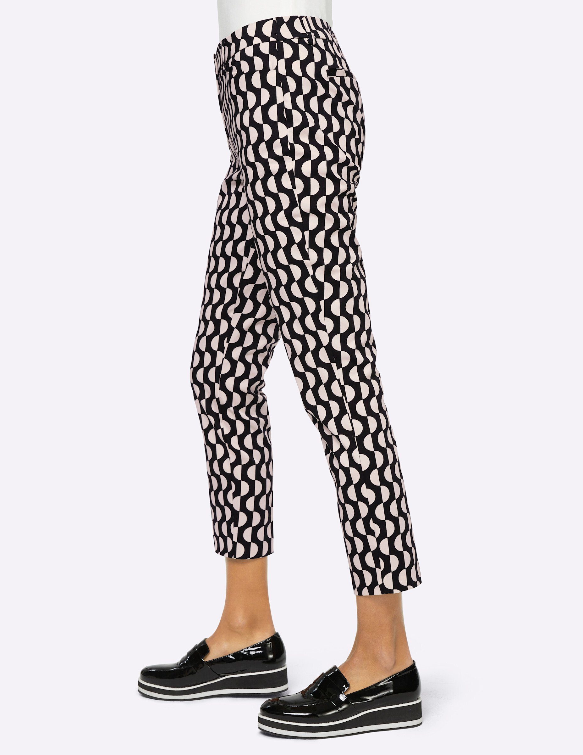 heine Jerseyhose Druck-Hose Innenbeinlänge ca. 65 günstig online kaufen