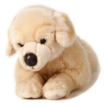 Uni-Toys Kuscheltier Golden Retriever, liegend - 39 cm (Länge) - Plüsch-Hund - Plüschtier, zu 100 % recyceltes Füllmaterial
