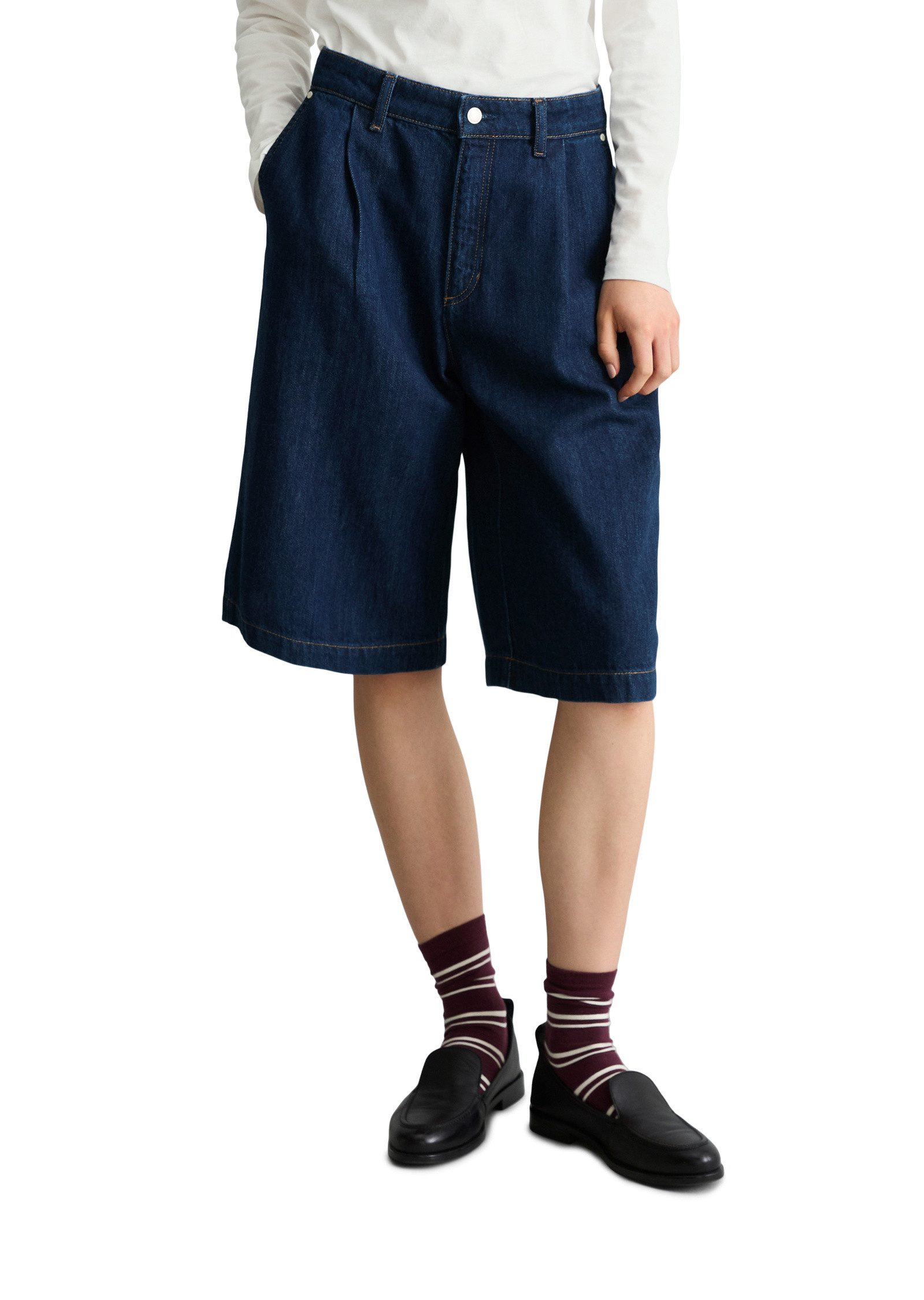 Marc O'Polo DENIM Shorts made with Orange Fiber