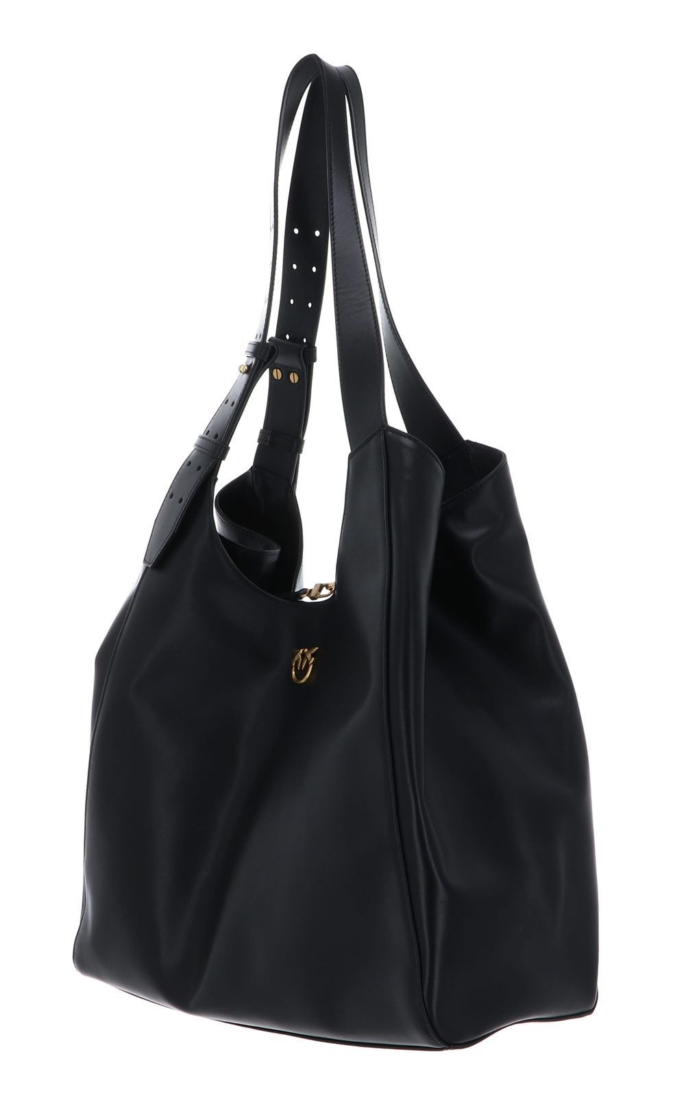 PINKO Schultertasche Tote Classic Belt, aus echtem Rindsleder