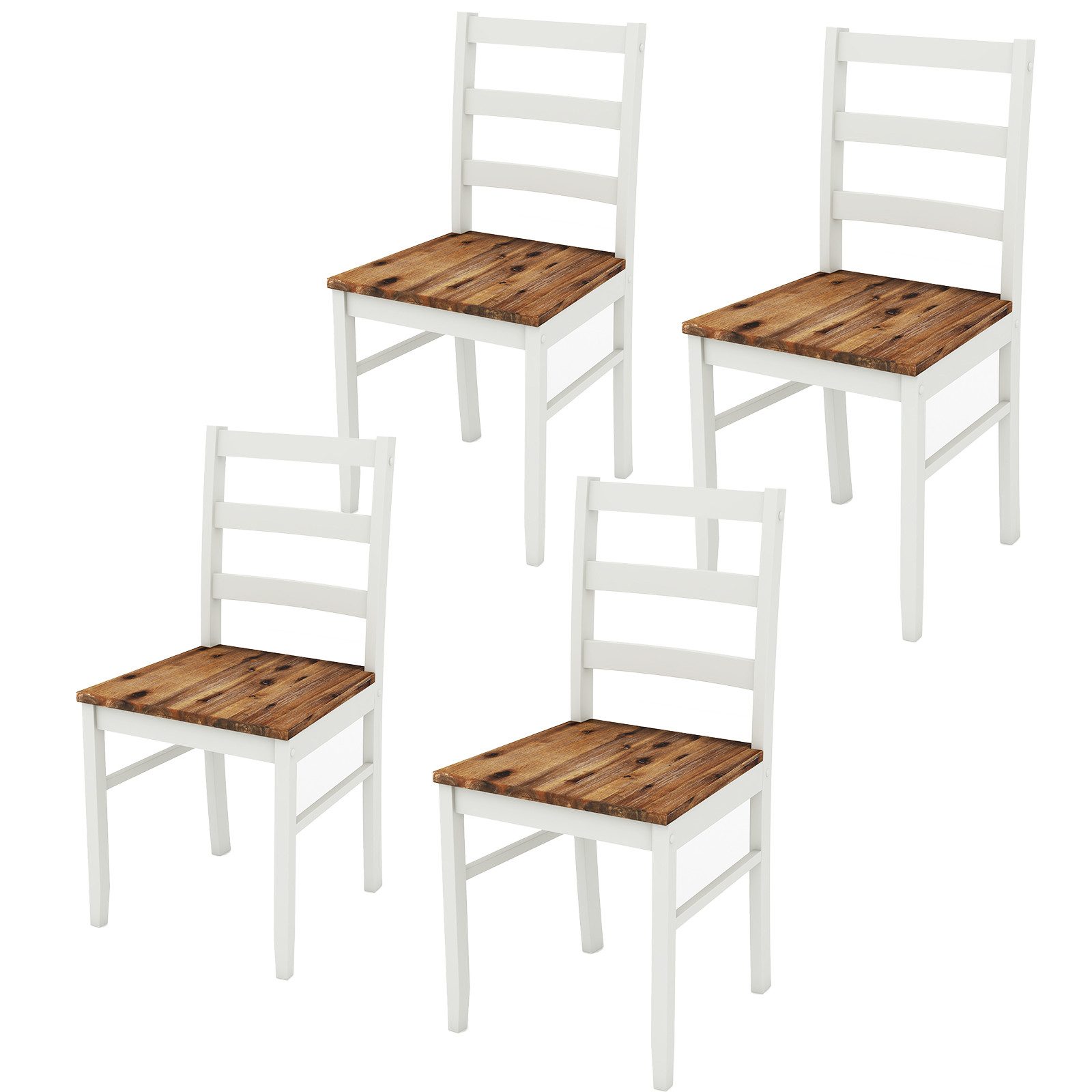 COSTWAY Essgruppe, (4-tlg), 4er Stühle Set günstig online kaufen