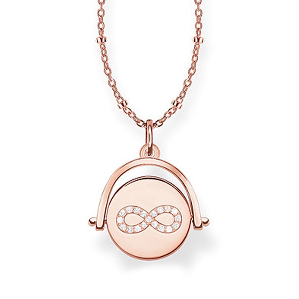 THOMAS SABO Kette mit Anhänger Unendlichkeit Kette mit Diamten