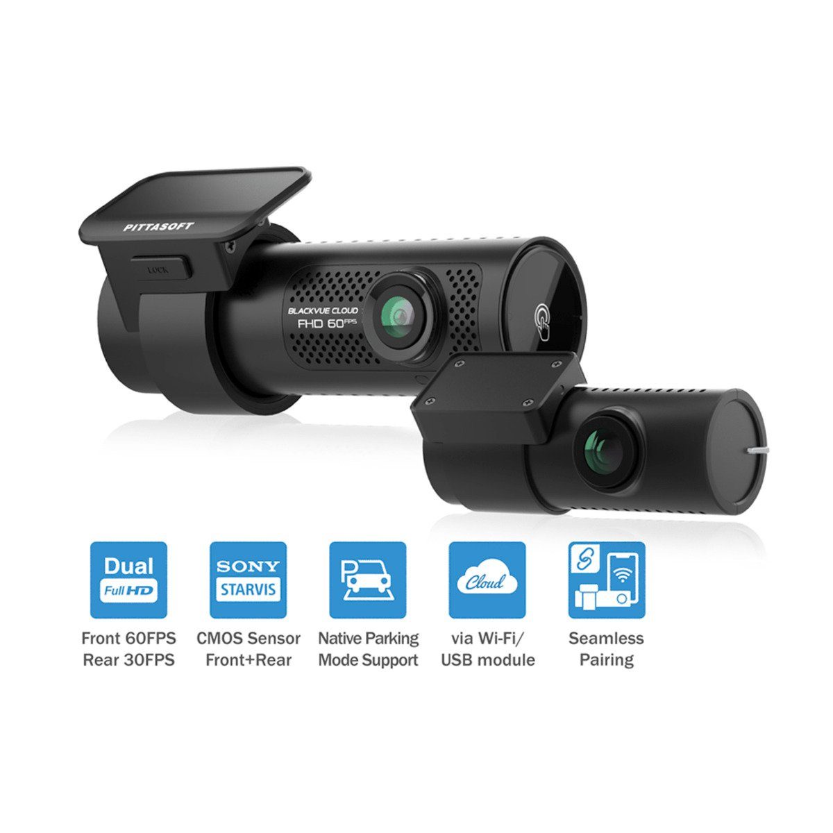 DR770X-2CH Heckkamera, Dashcam Dashcam + BlackVue BlackVue Fu 256GB