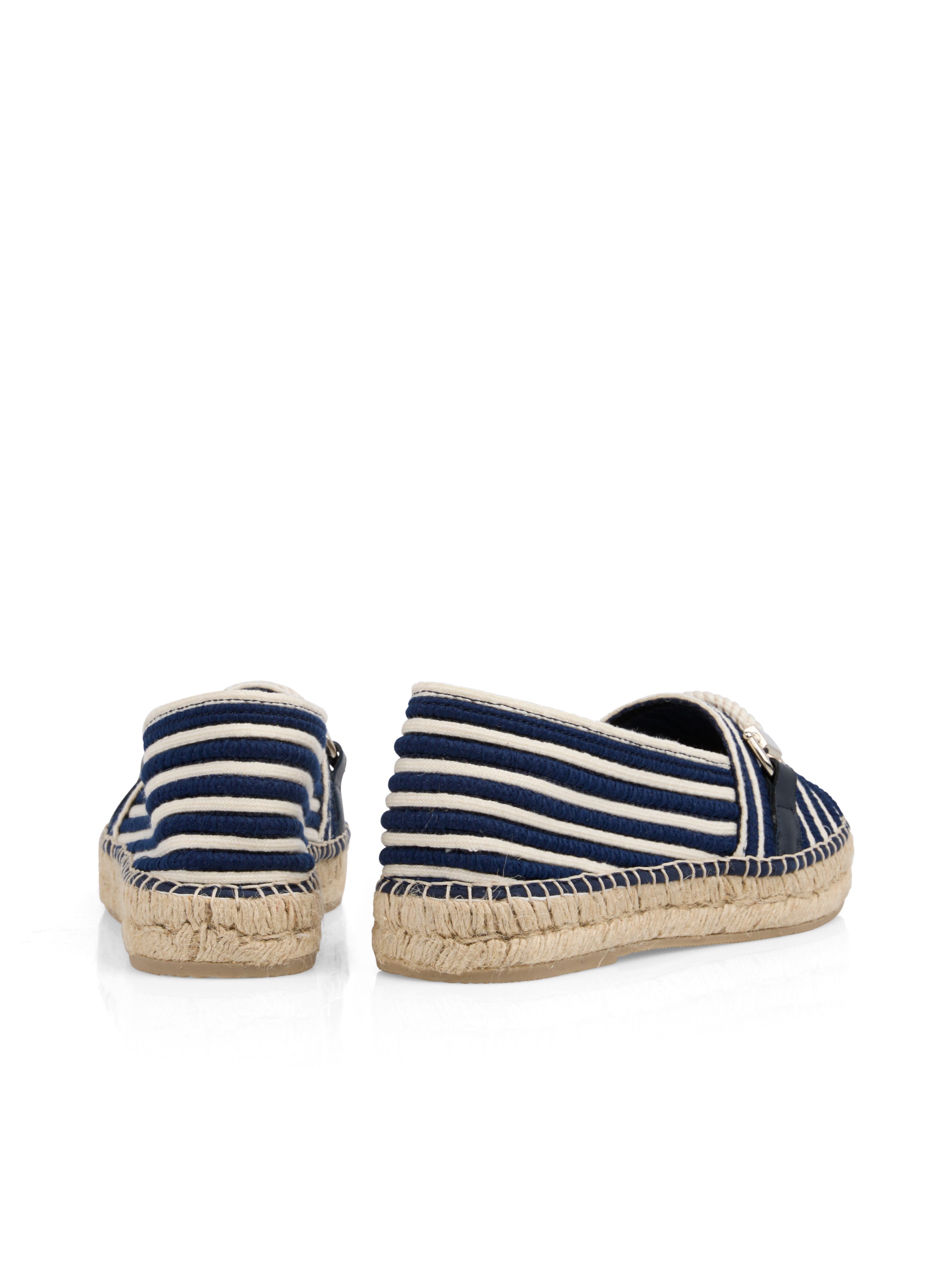 Marc Cain Gestreifte Espadrilles Slipper