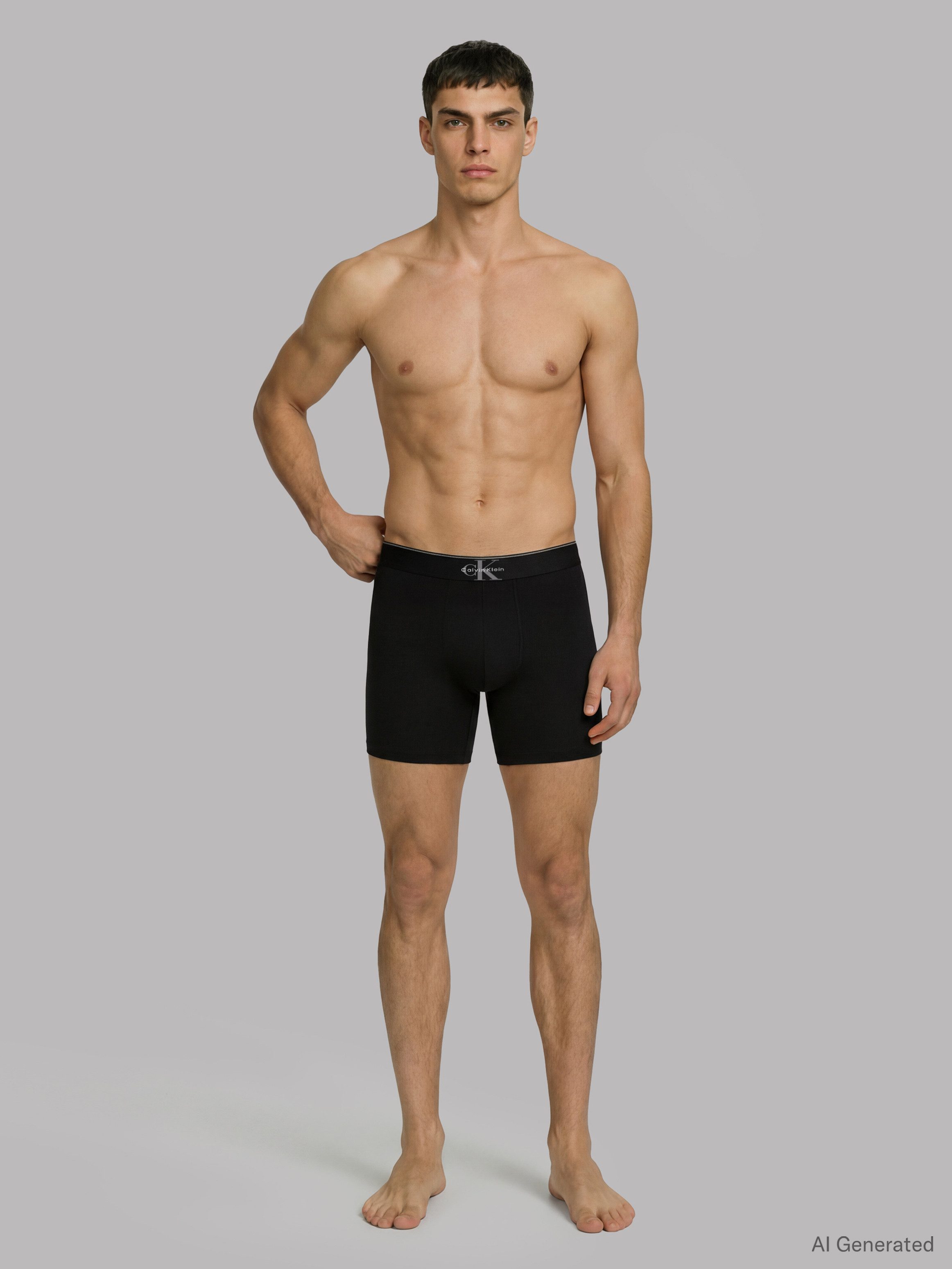 Calvin Klein Underwear Boxershorts Boxer Brief 3PK (Packung, 3er-Pack) Körpernahe Passform mit elastischem Bund