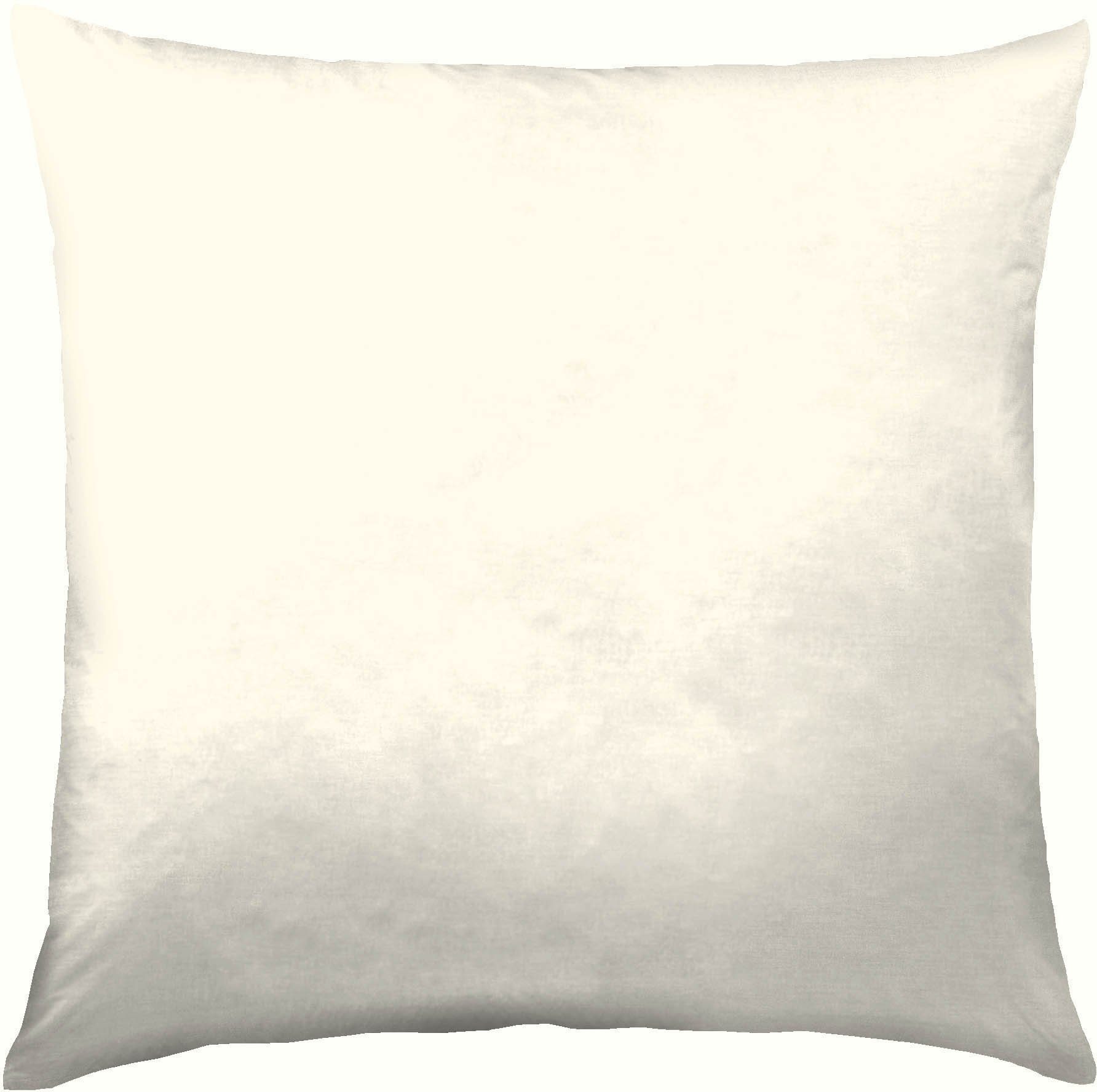 Kaeppel Kissenbezug Uni Mako-Satin, 100% Baumwolle, (1 Stück), Kissenhülle in vielen schönen Farbtönen mit Reißverschluss