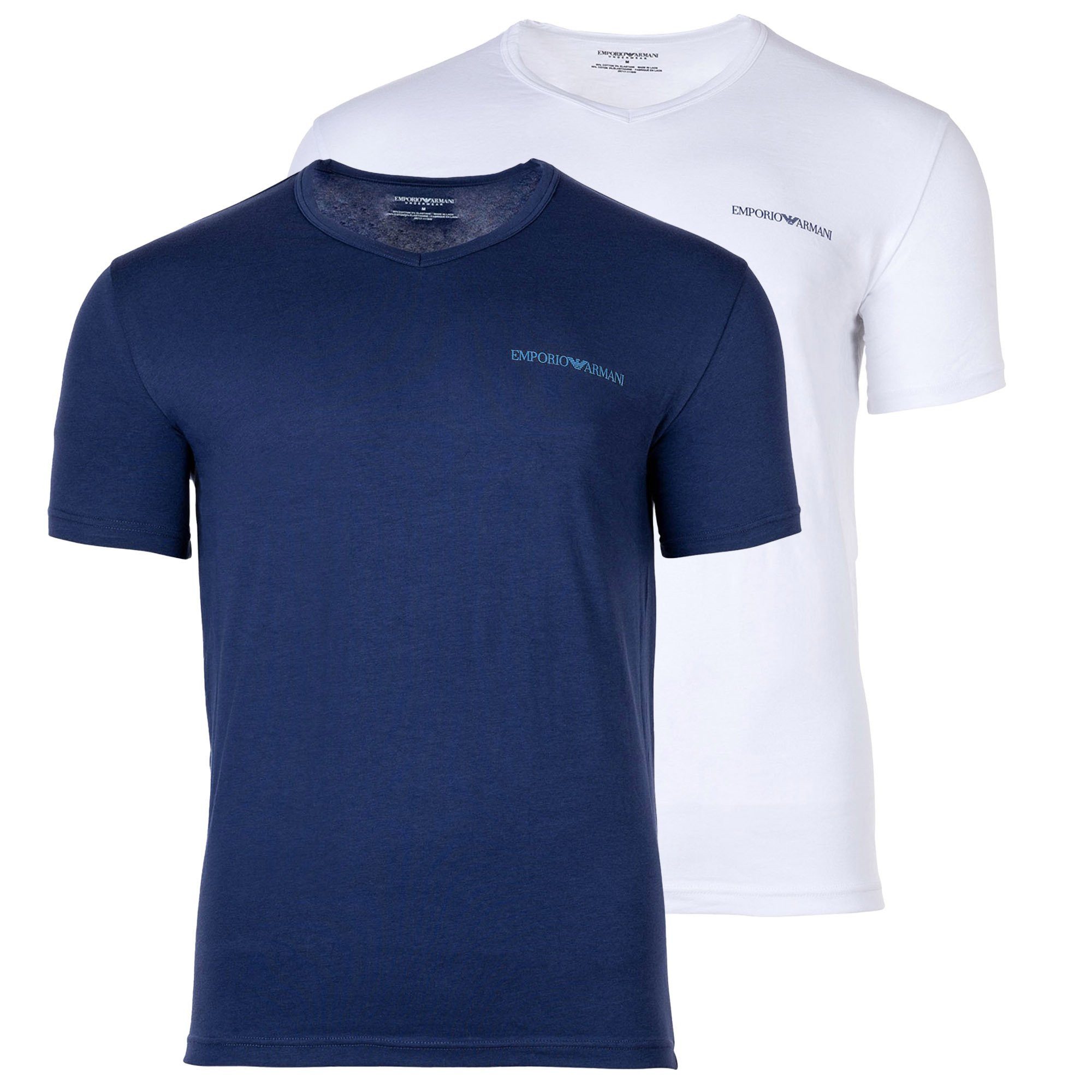 T-Shirt Herren T-Shirt 2er Pack Baumwolle CORE LOGOBAND