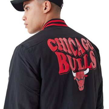 New Era Bomberjacke College BACKPRINT Chicago Bulls