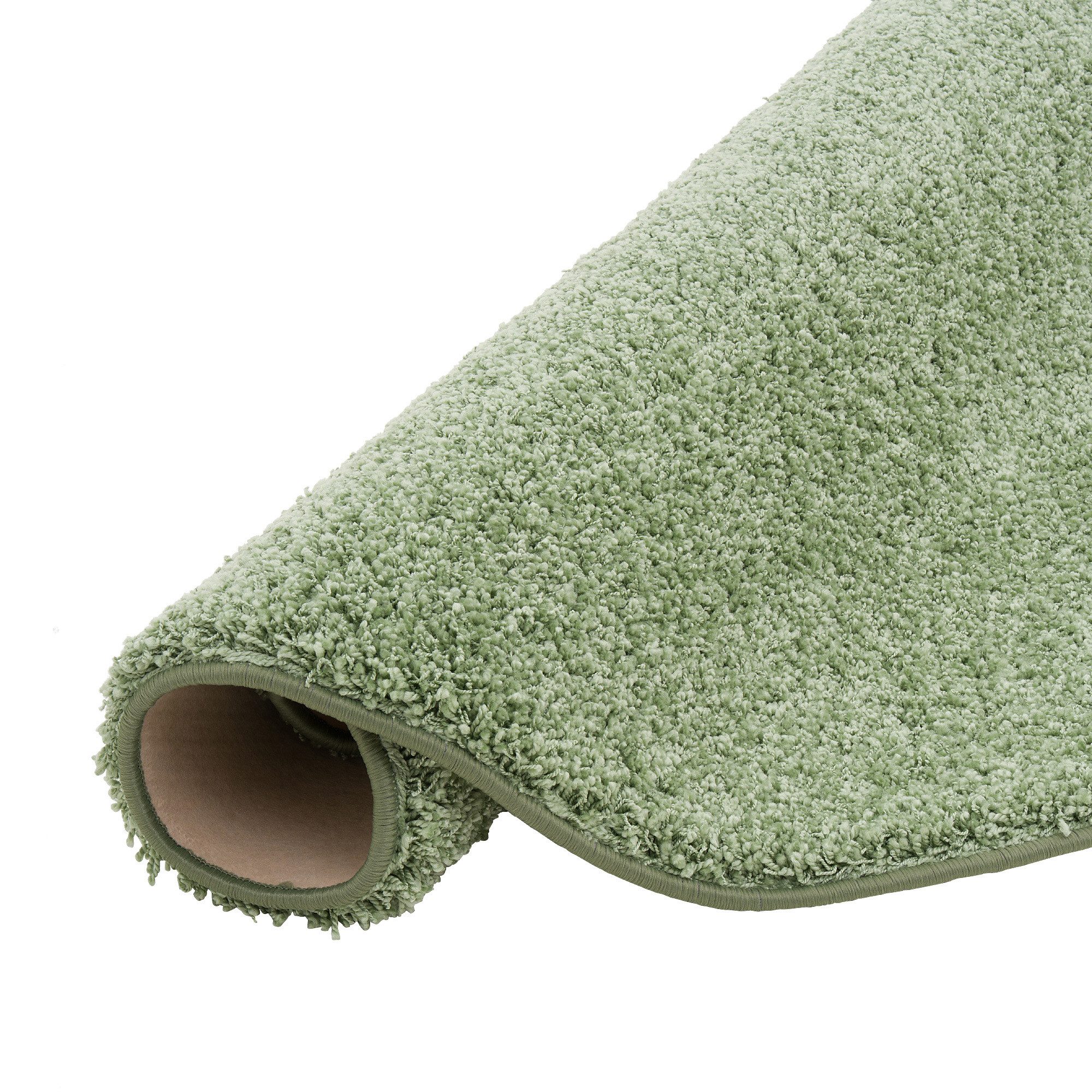 Snapstyle Hochflor-Teppich Luxus Hochflor Langflor Teppich Milano Rund, Rund, Höhe: 43 mm – Bild 4 von 5
