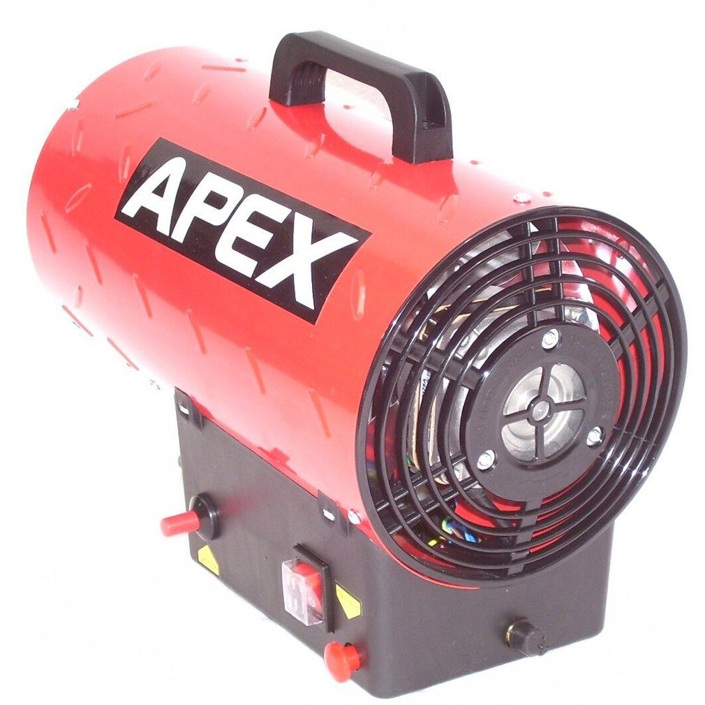Apex Heizgerät 55207 Gasheizgebläse 10kW Gasheizer Heizkanone Gasofen