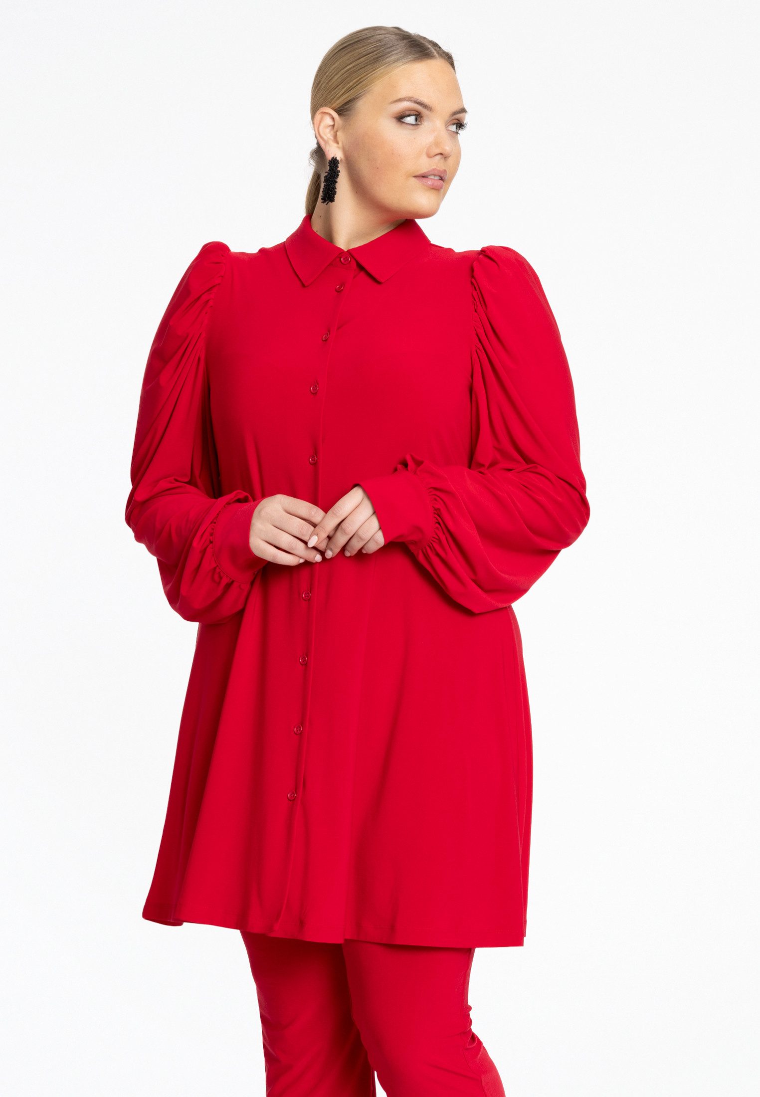 YOEK Blusentop Damen Bluse Große Größen