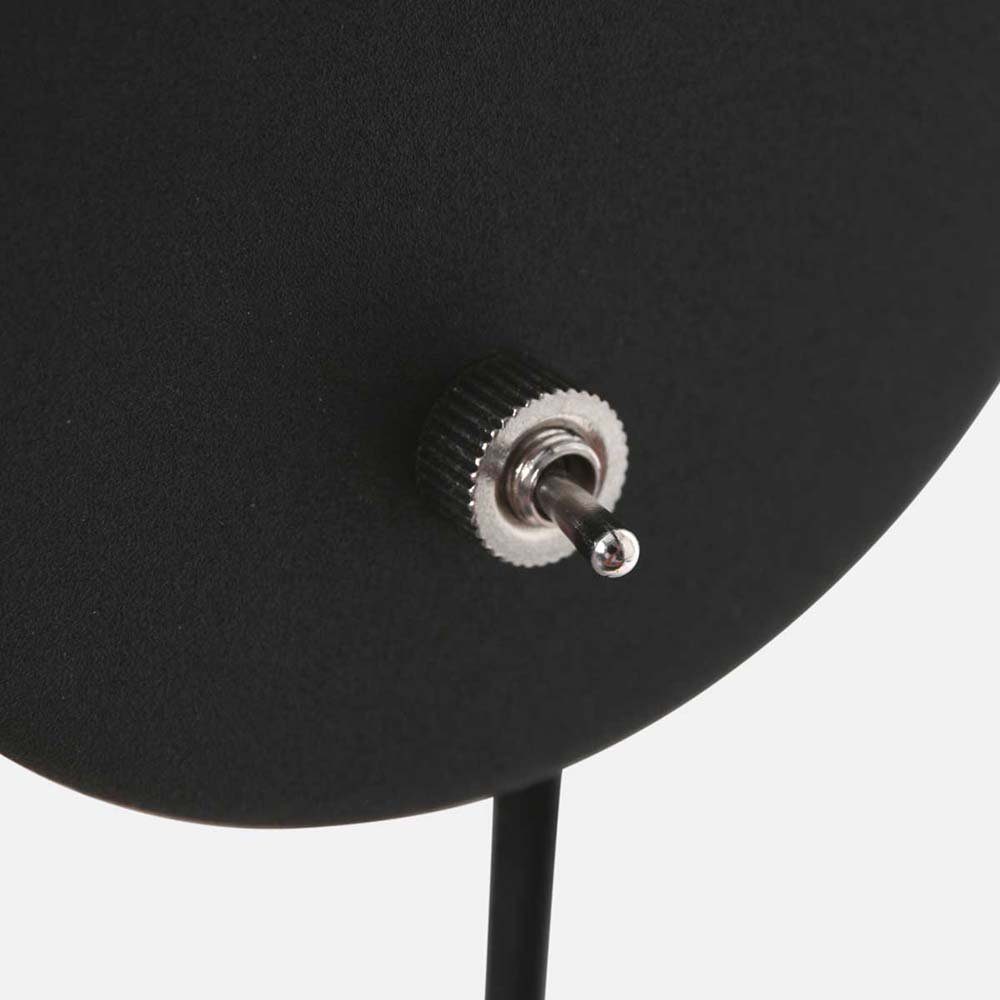 Steinhauer LIGHTING Wandleuchte, Leuchtmittel inklusive, Warmweiß, Wandleuchte Bettlampe Leseleuchte Glas Metall schwarz flexibel