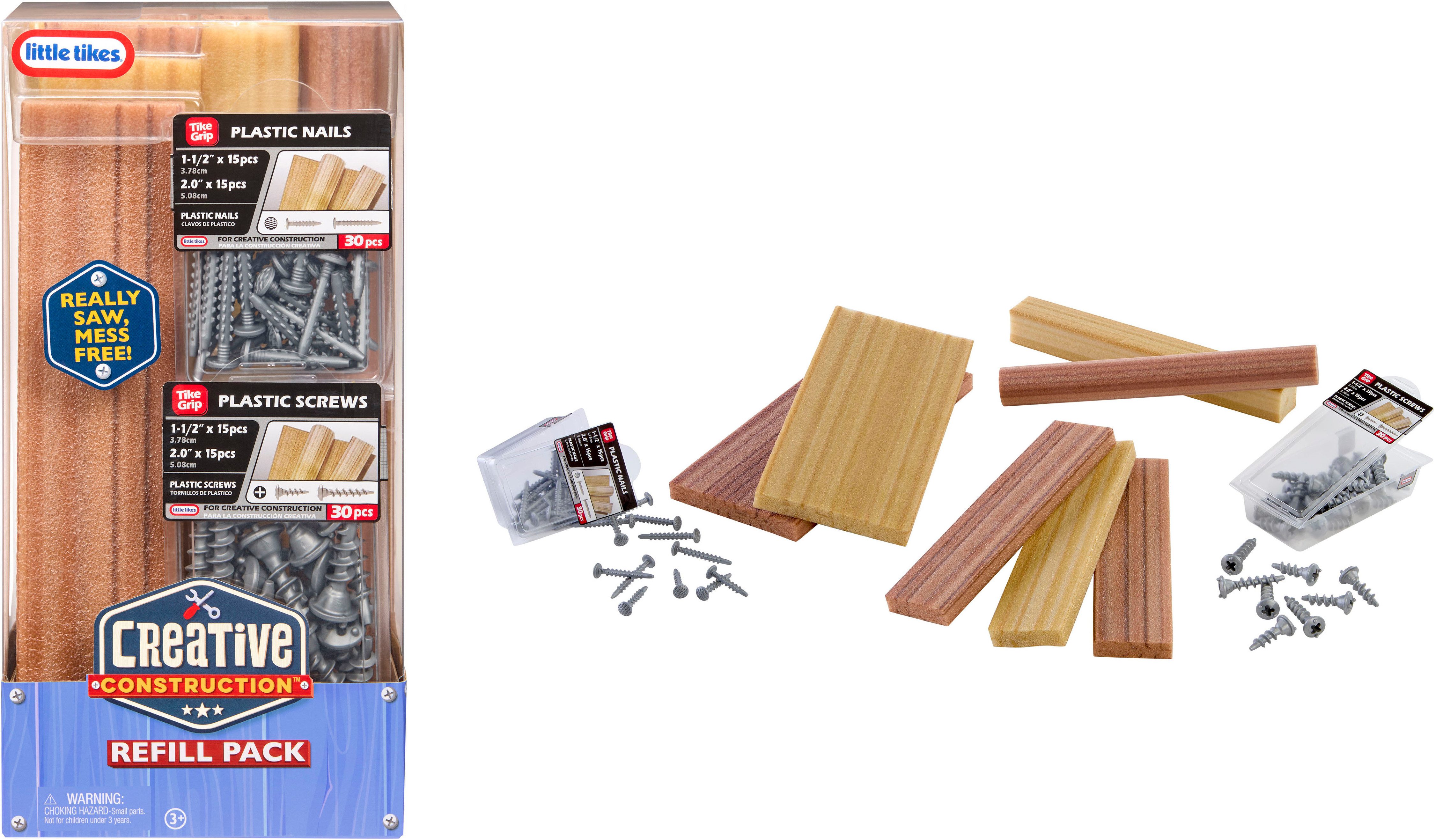 Little Tikes® Kinder-Werkzeug-Set Creative Construction - Holz, Nägel und S günstig online kaufen