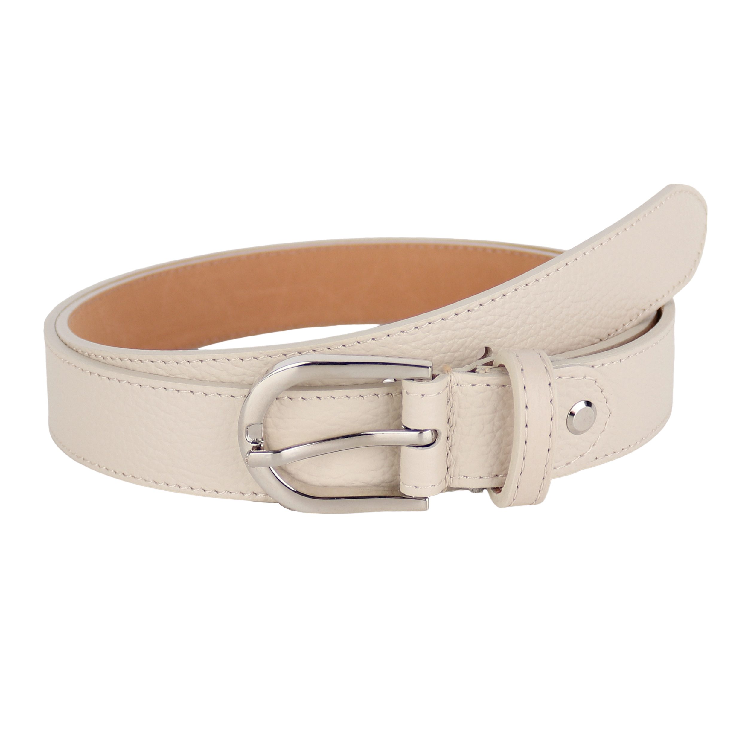 MIRROSI Ledergürtel Damen Herren Gürtel, Made in Italy, 3cm breit (Passt fast zu jeder Hosenschlaufe, aus Echtem Leder)