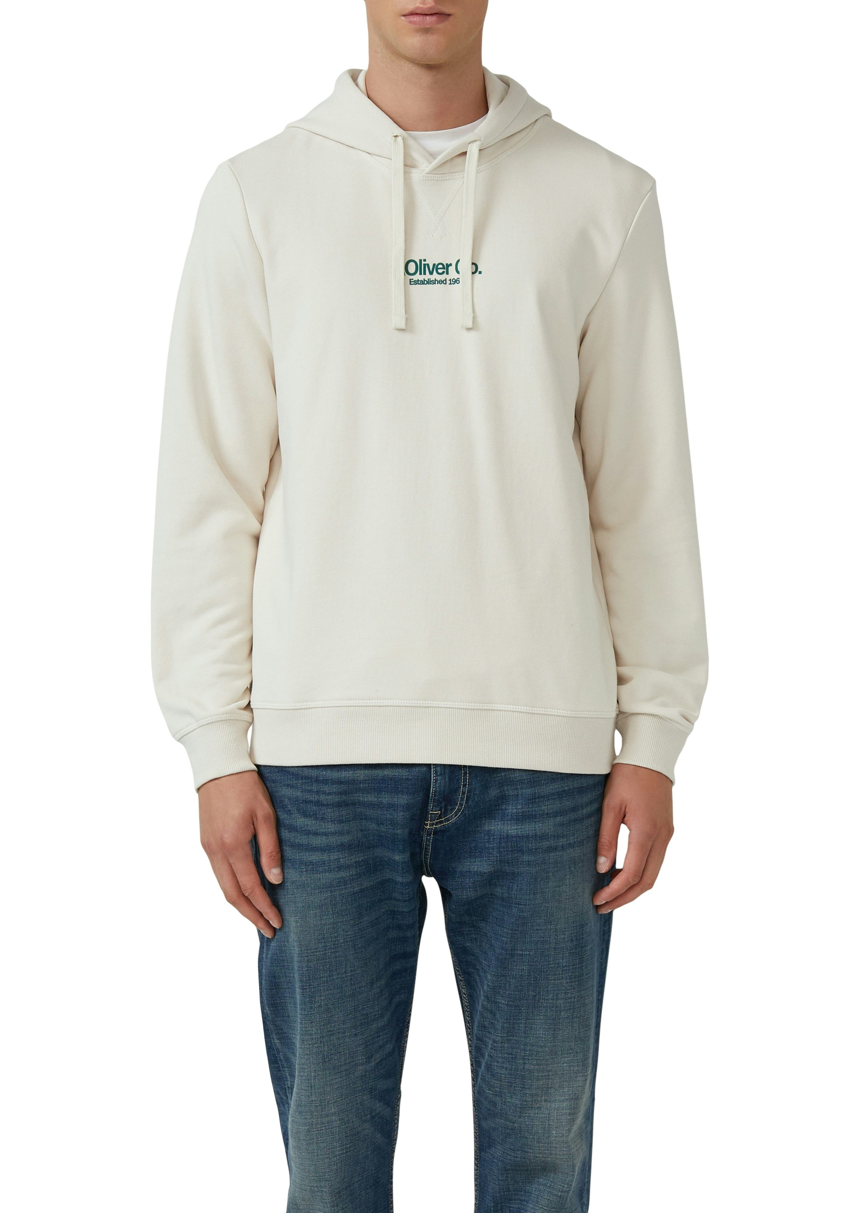 s.Oliver Hoodie mit Logo Schriftzug