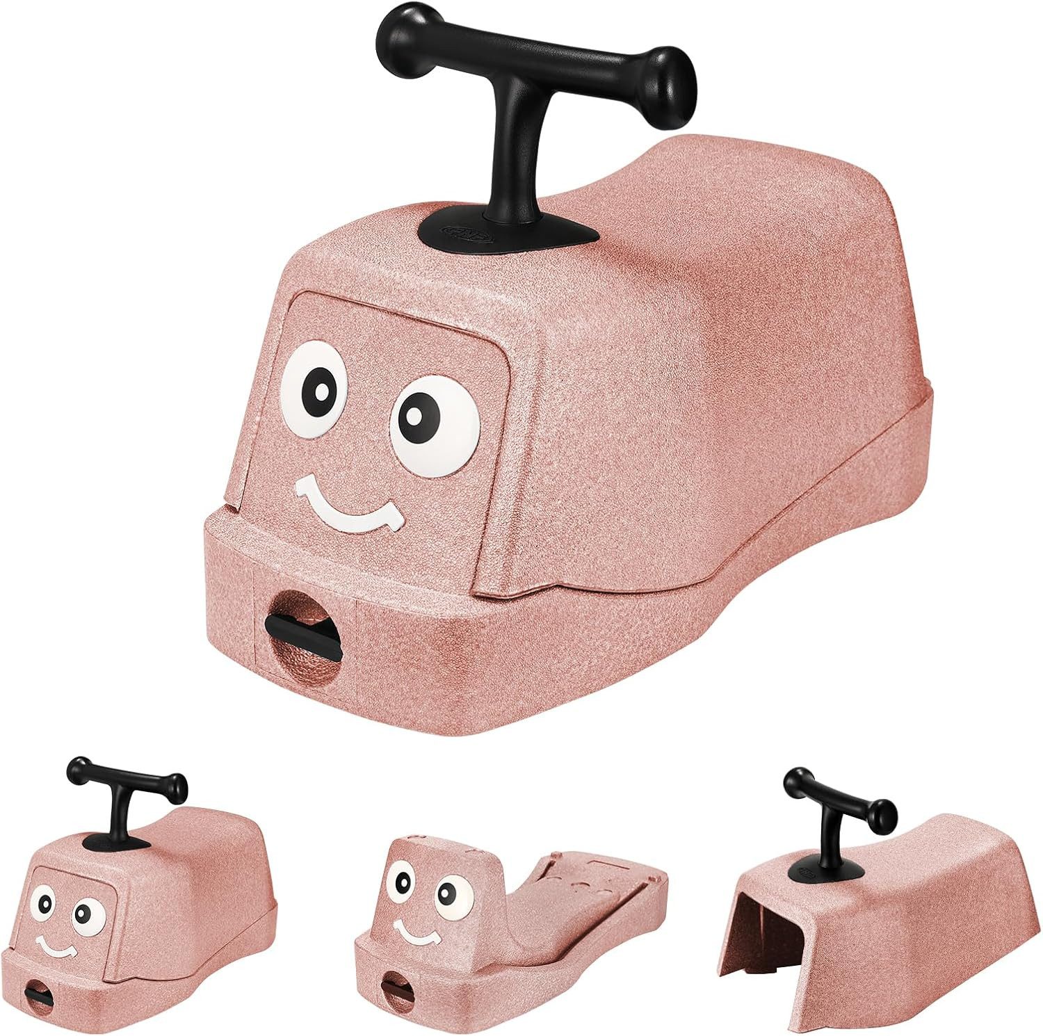 TLGREEN Rutscherauto 5 in 1 Babyrutscher mit Geräuschlose Räder, (Rutschfahrzeug), Babyroller bis 20kg, EPP, Baby Walker, Wippauto