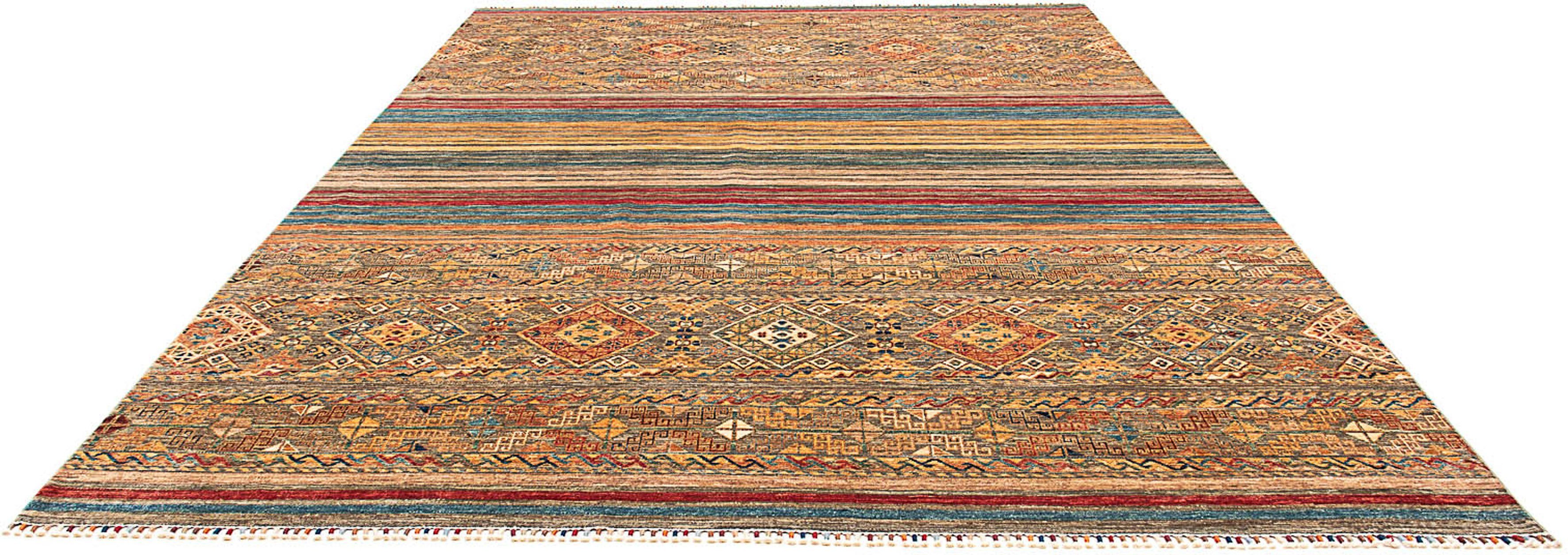 Orientteppich Ziegler - 340 x 240 cm - mehrfarbig, morgenland, rechteckig, Höhe: 6 mm, Wohnzimmer, Handgeknüpft, Einzelstück mit Zertifikat