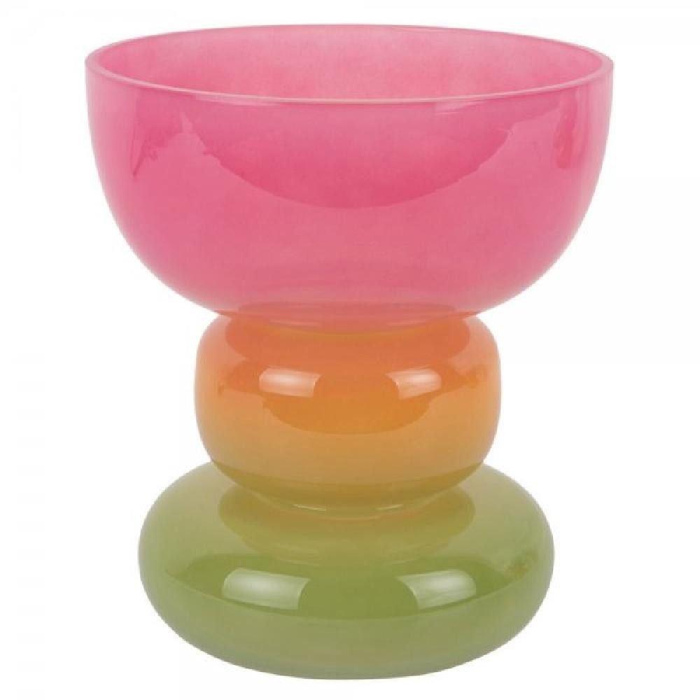 Present Time Dekovase Vase Funky Vibes Glas Muli Colour Wide (20,5cm)
