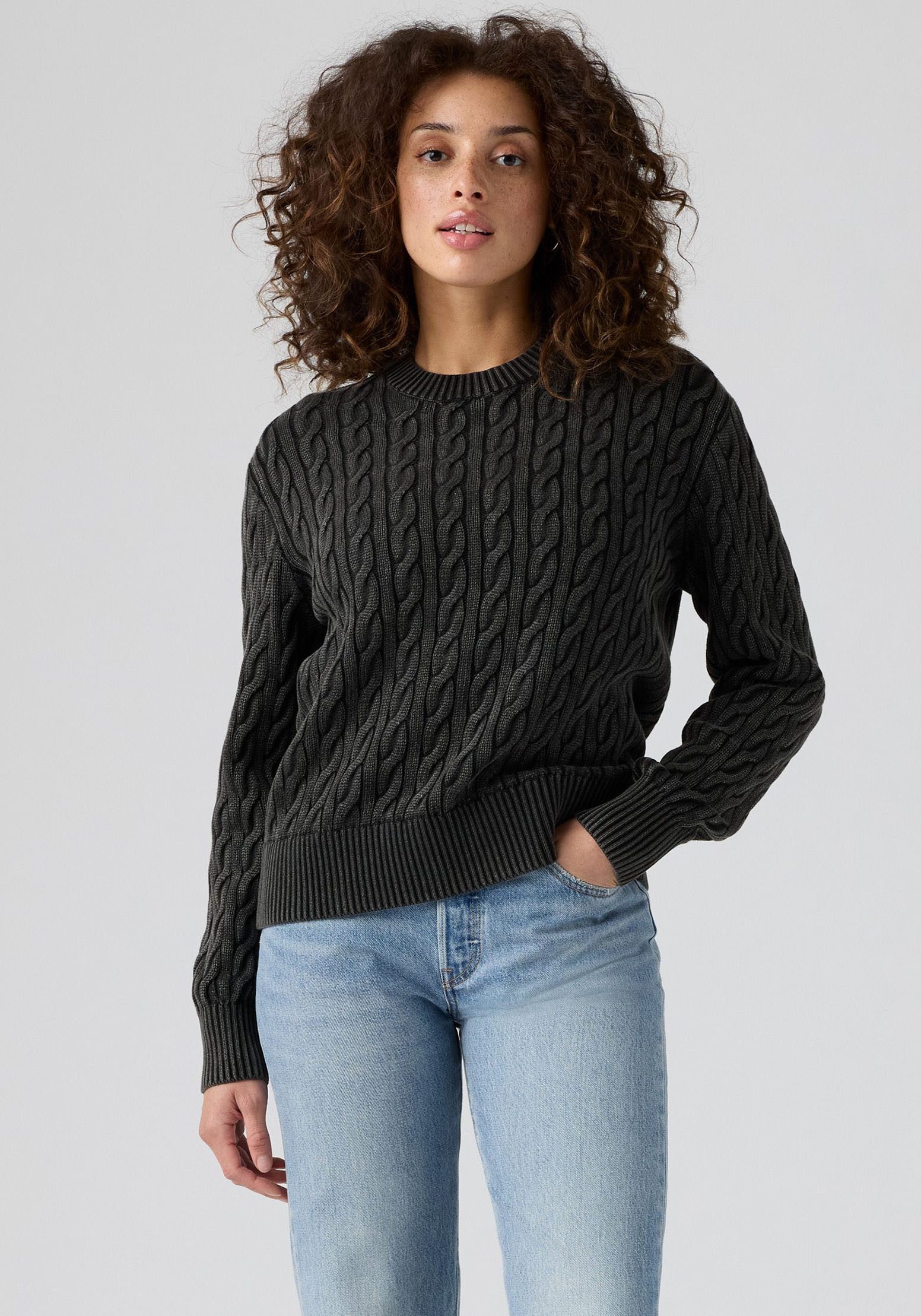 Levi's® Rundhalspullover BOYFRIEND CREW PU Mit günstig online kaufen