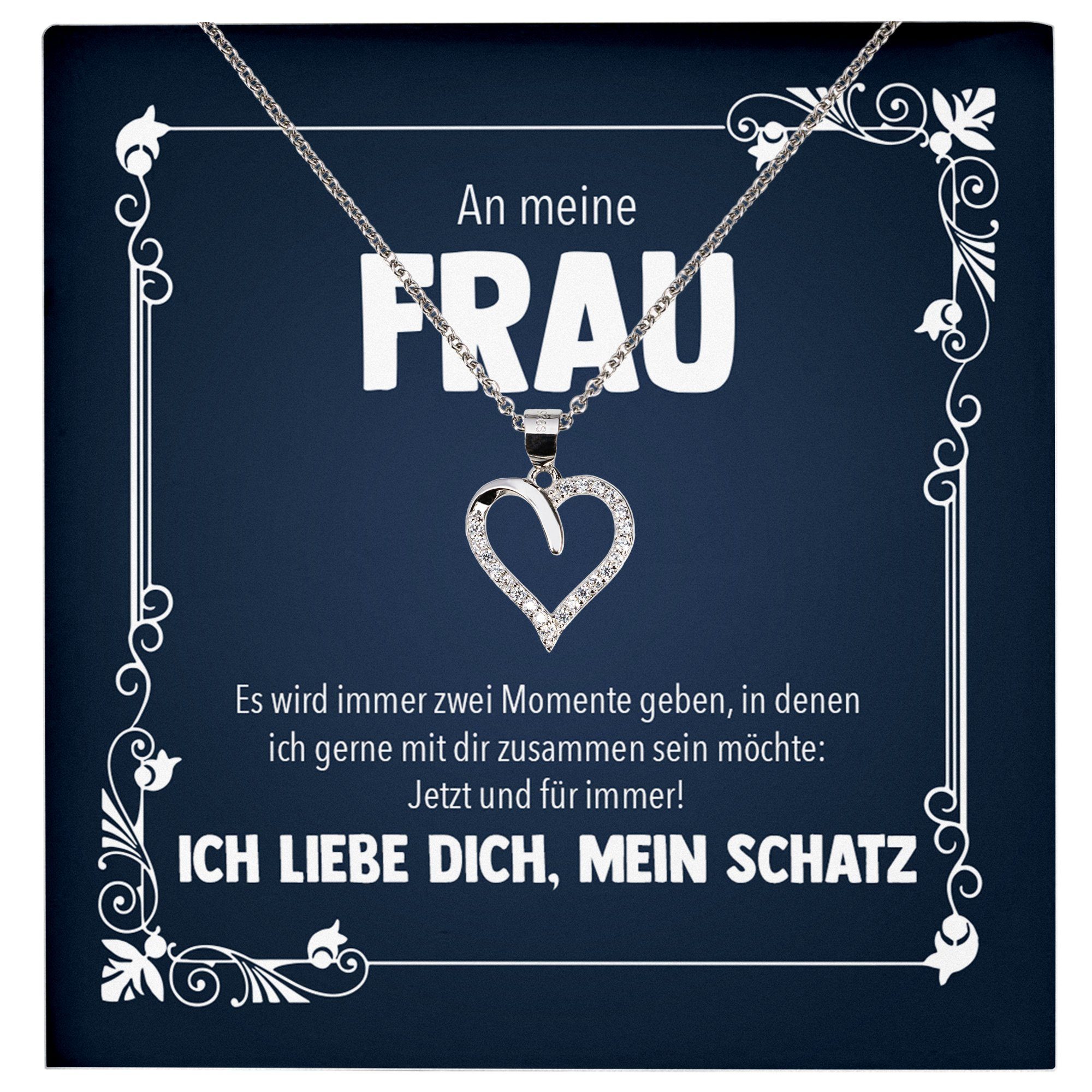 Schmuckset Ehefrau Geschenk Hochzeitstag Frauen Schmuck Valentinstag Halskette