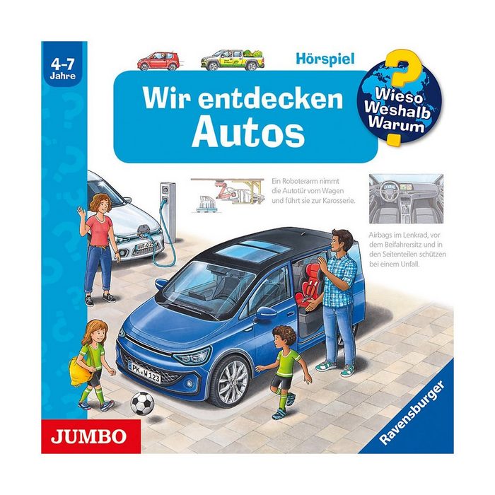 JUMBO Verlag Hörspiel Wieso? Weshalb? Warum? Wir entdecken Autos 1 Audio-CD