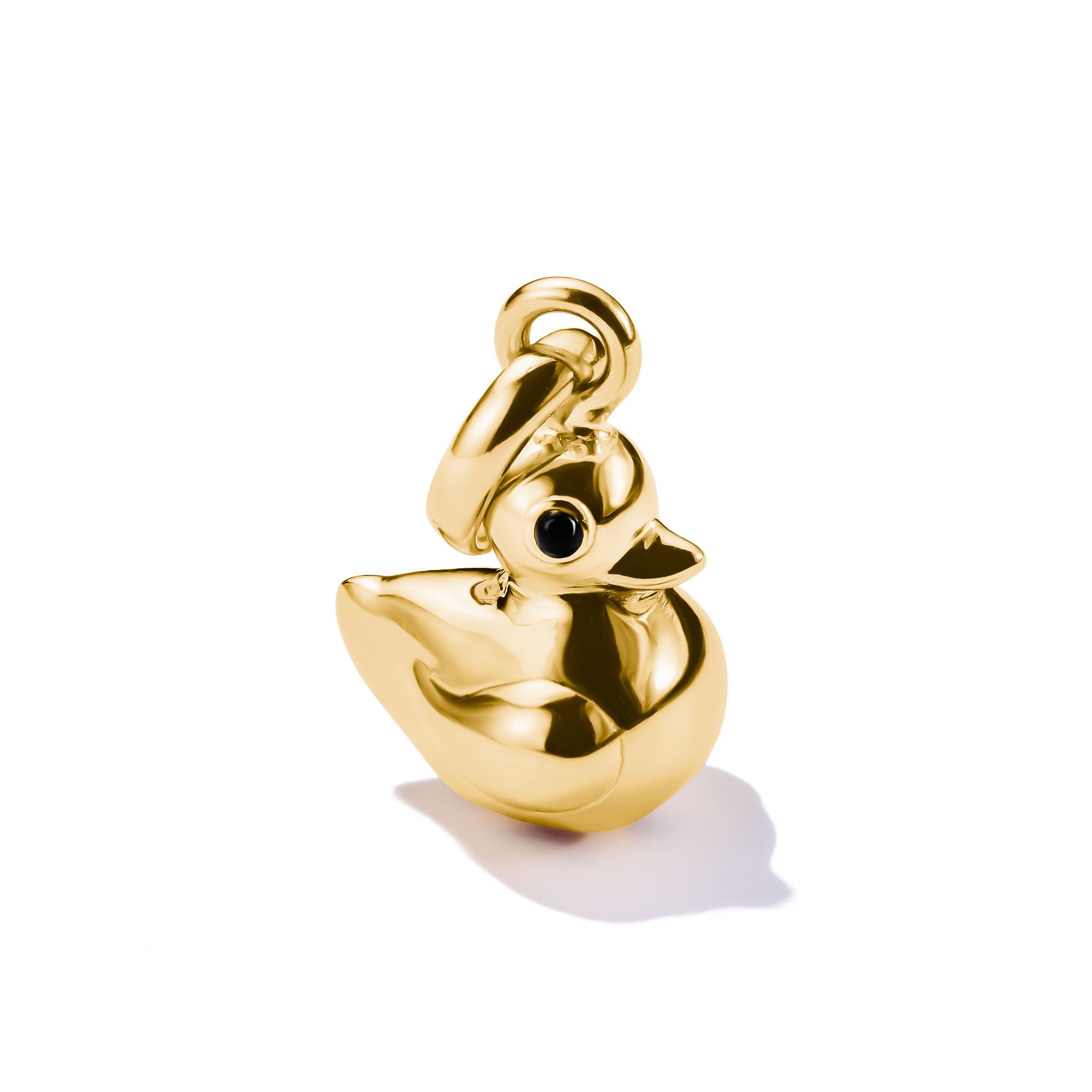 Charm-Einhänger Charm Ente-Optik vergoldet - Connect