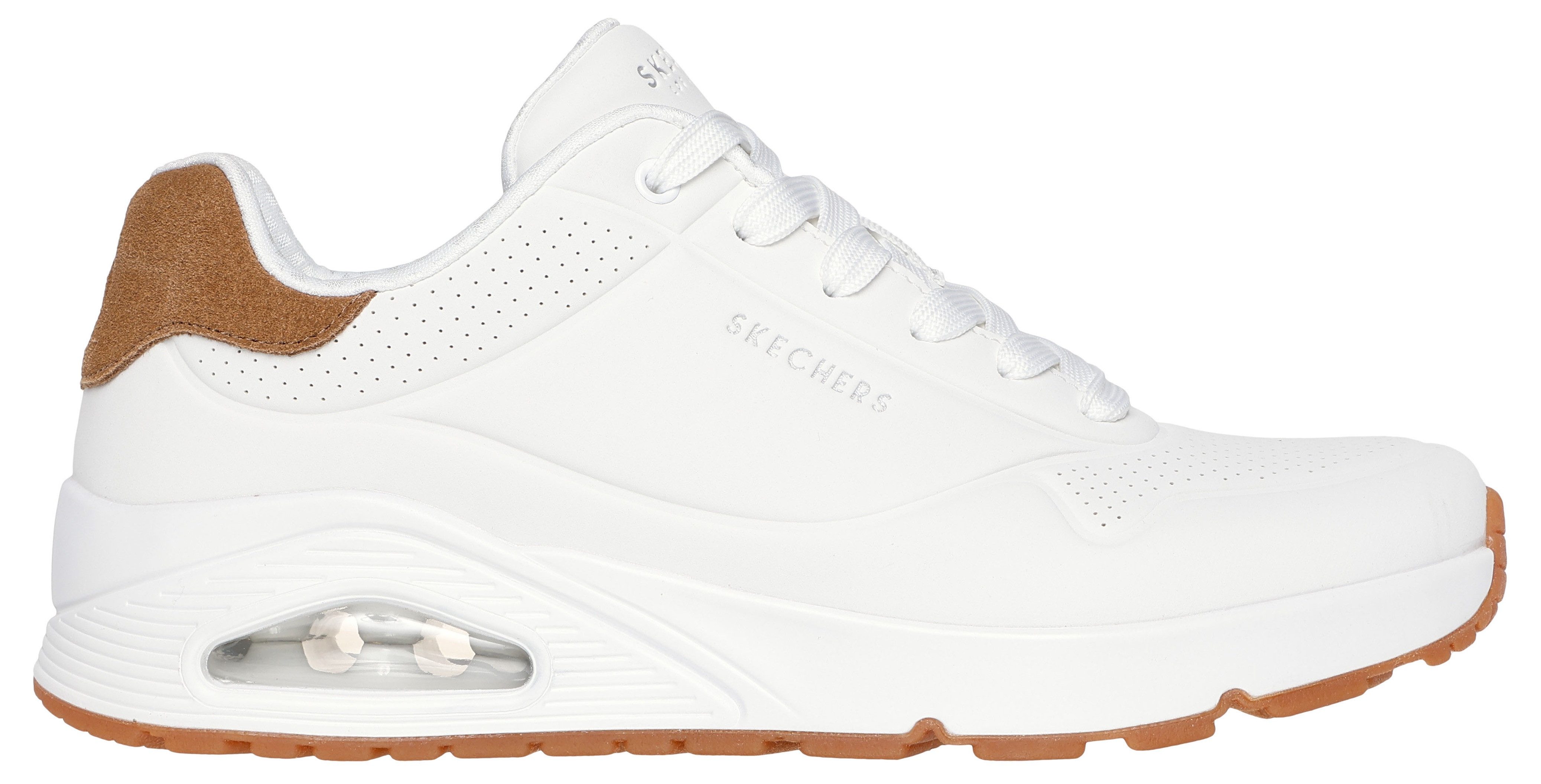 Skechers UNO-SUITED ON AIR Sneaker Freizeitschuh, Halbschuh, Schnürschuh mit modischer Keilsohle