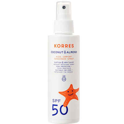 Korres Sonnenschutzcreme COCONUT ALMOND Sonnenemulsion für Kinder SPF - Spray, 150 ml