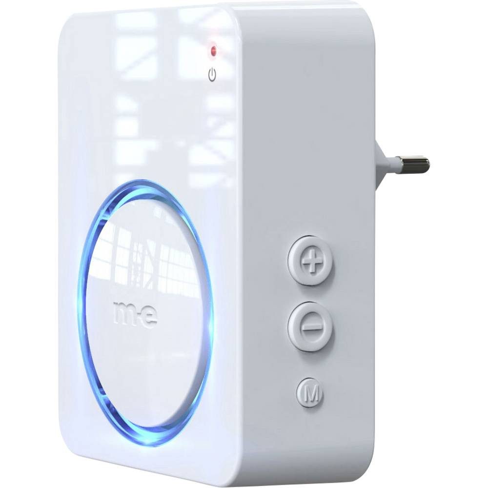 m-e Smart Home Türklingel Bell-520 RX Funk-Türglocken-Empfänger mit Leuchtring 41400