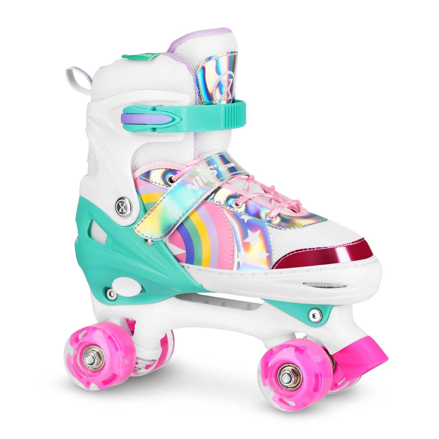 Rollschuhe Rainbow LED Skates verstellbare Größe