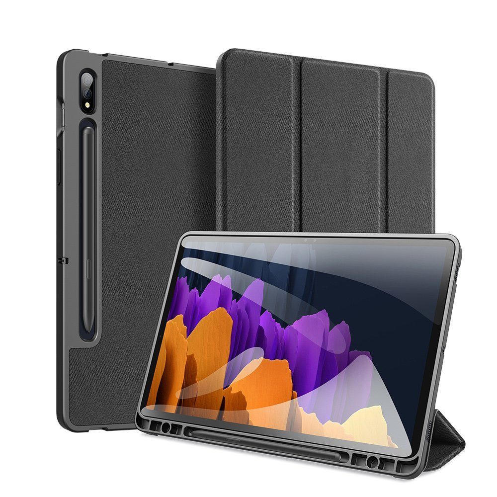 Tablet-Hülle Dux Ducis Buch Tasche Hartschale mit Smart Sleep Standfunktion für SAM