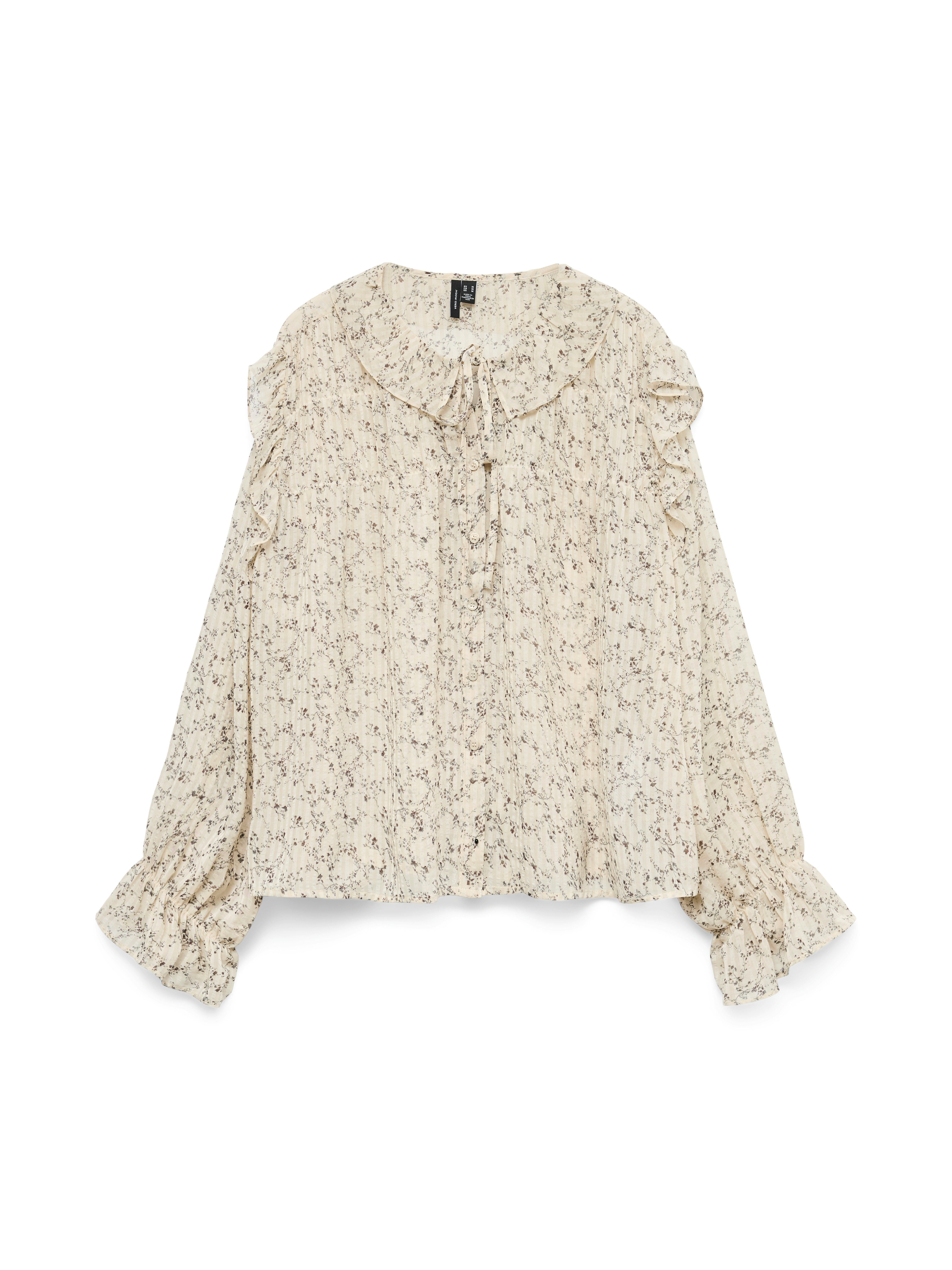 Vero Moda Rüschenbluse VMPETRA LS SHIRT günstig online kaufen